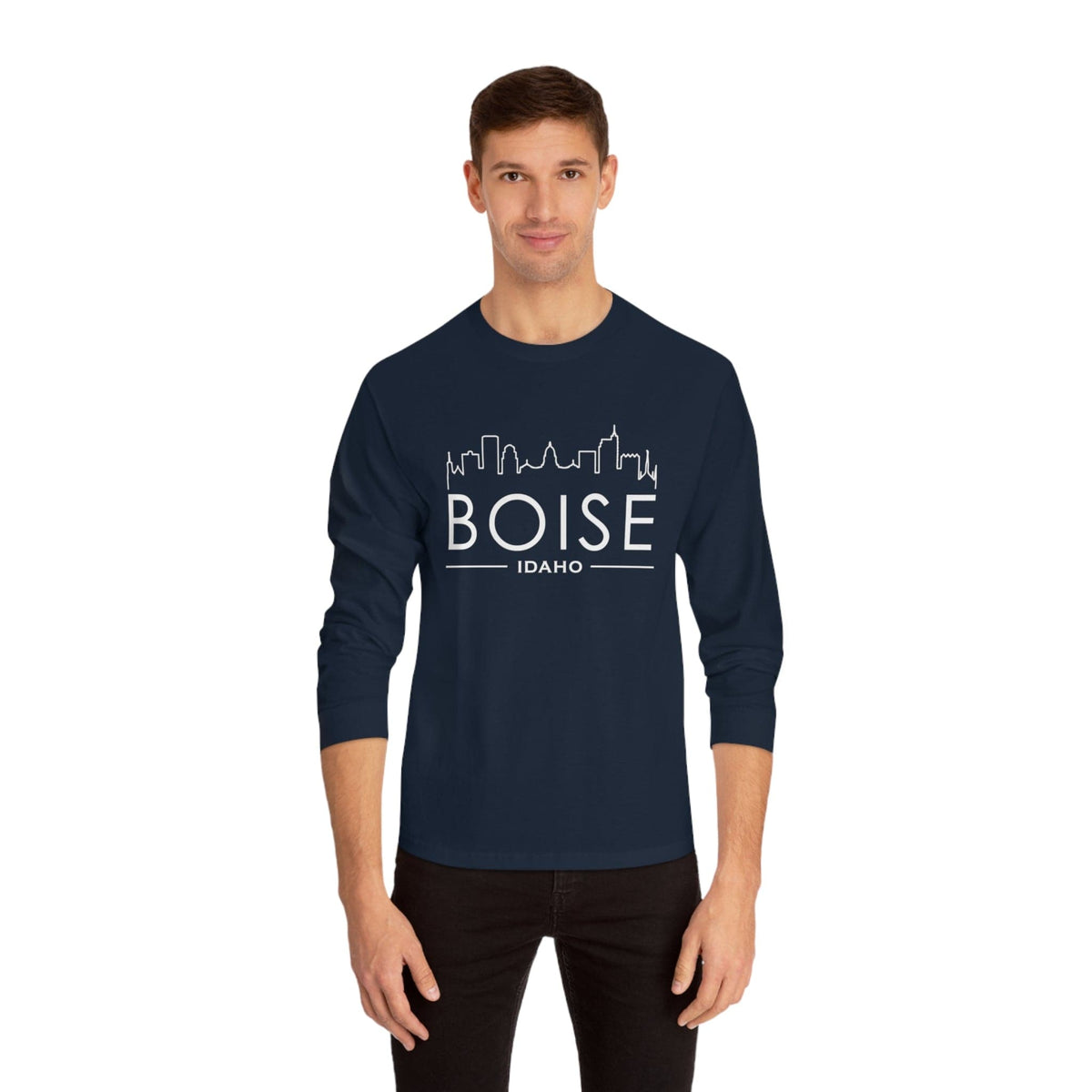 BOISE – Trendy Design, Premium Long Sleeve Tee