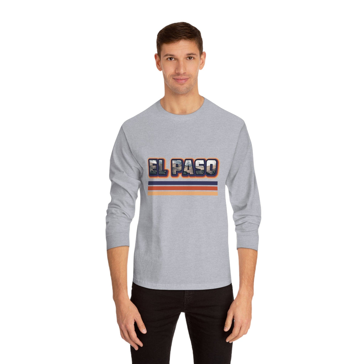 EL PASO – Trendy Design, Premium Long Sleeve Tee