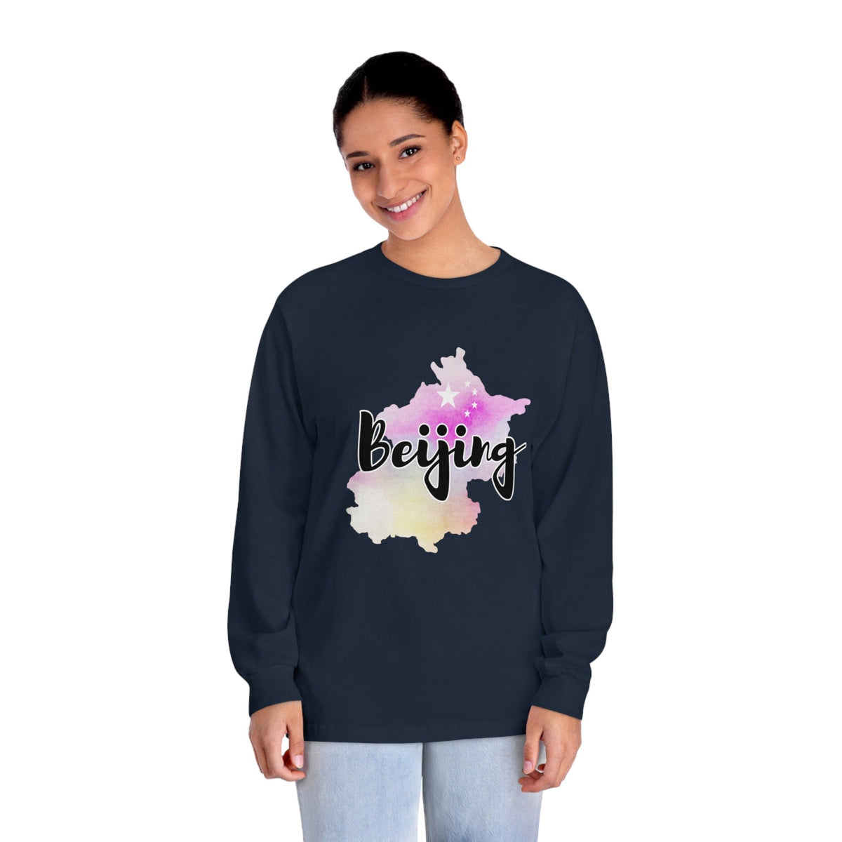 BEIJING – Trendy Design, Premium Long Sleeve Tee