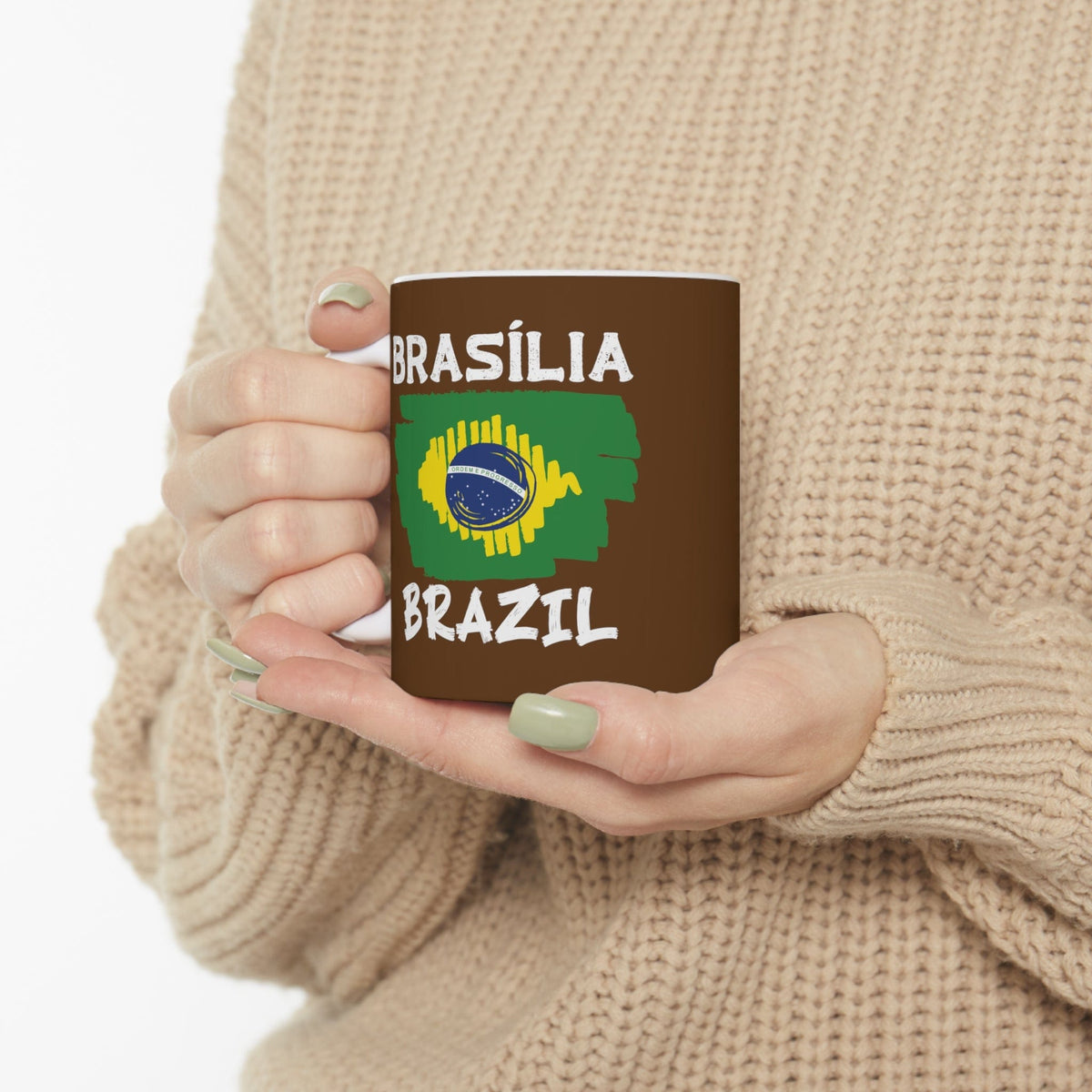 Brushstroke Brasília - Ceramic Mug