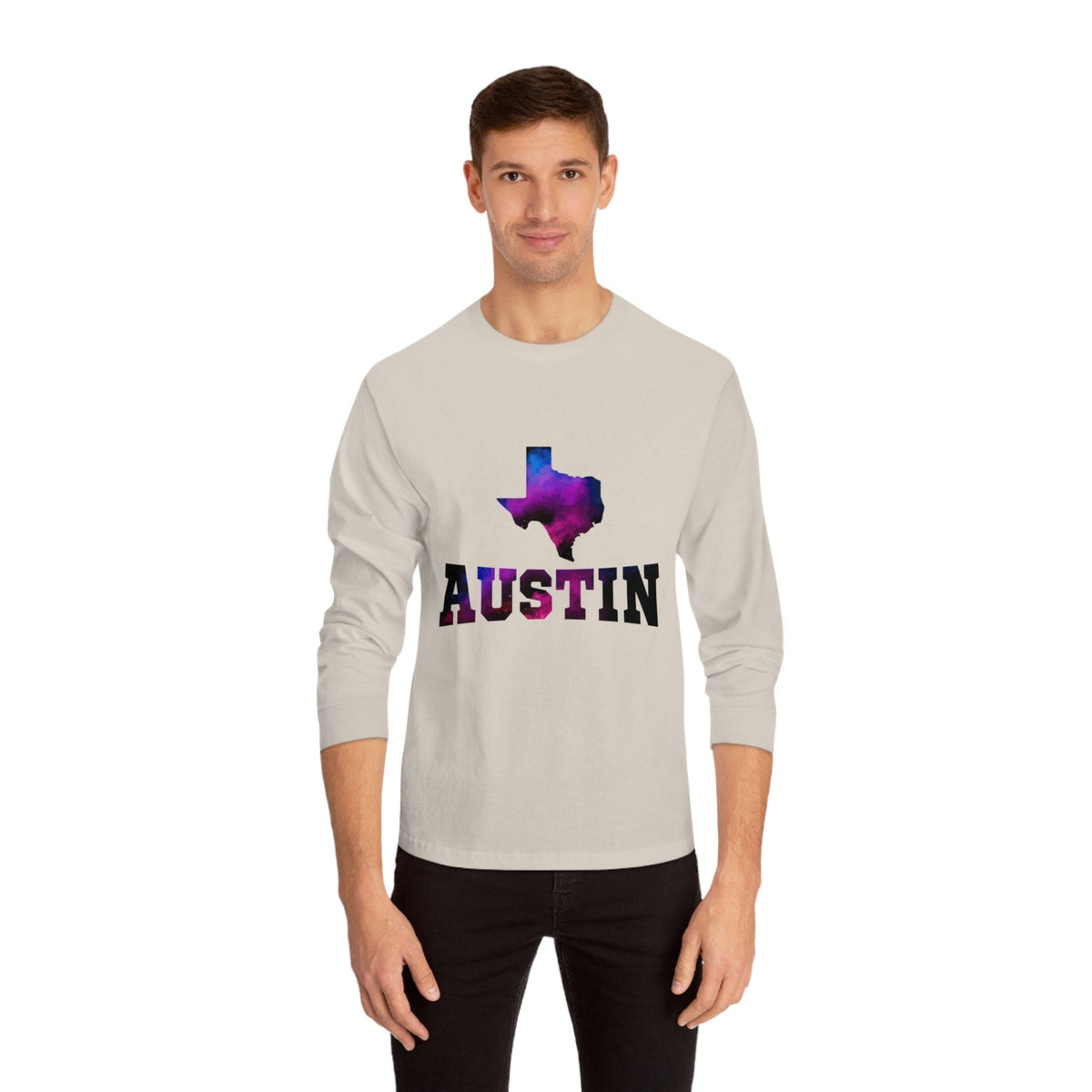AUSTIN – Trendy Design, Premium Long Sleeve Tee