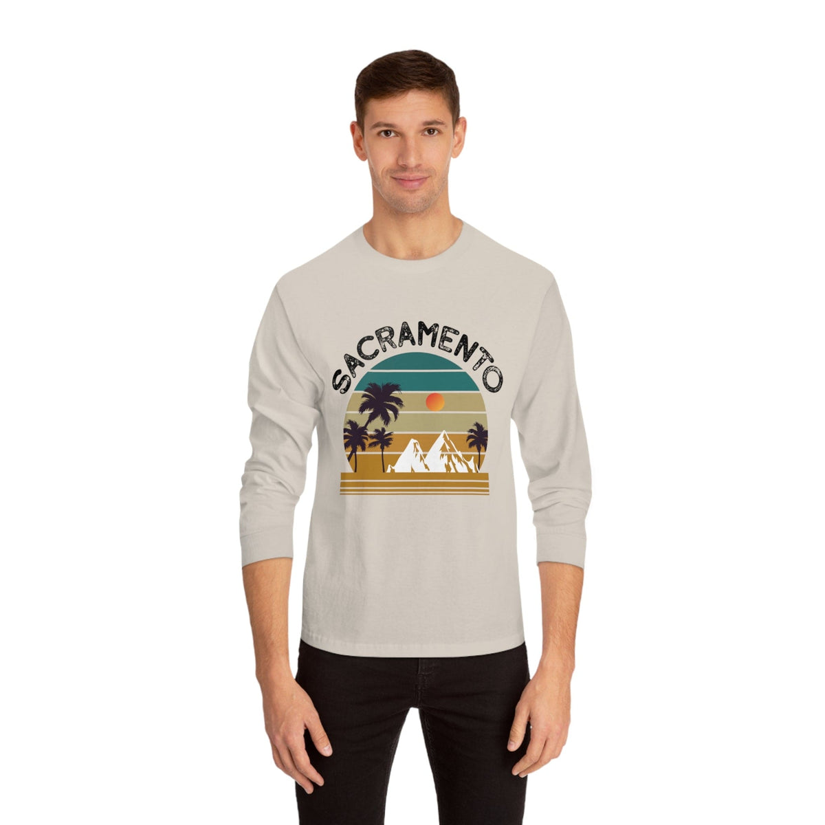 SACRAMENTO – Trendy Design, Premium Long Sleeve Tee