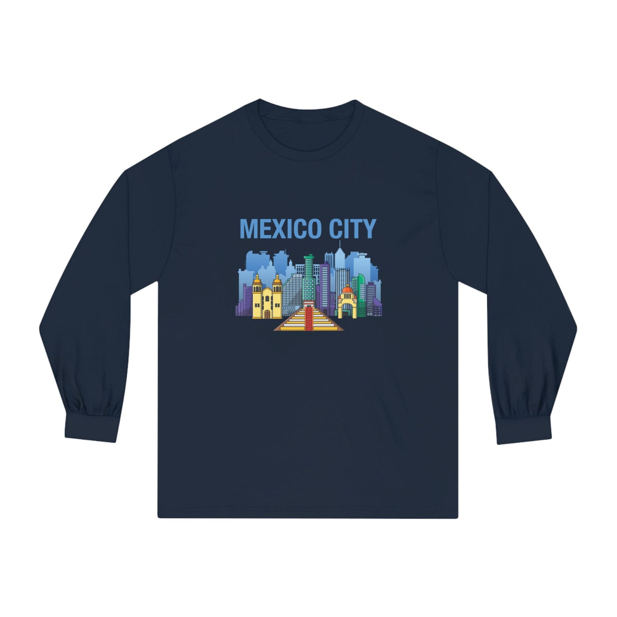 MEXICO CITY – Trendy Design, Premium Long Sleeve Tee
