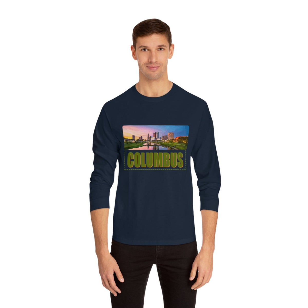 COLUMBUS – Trendy Design, Premium Long Sleeve Tee