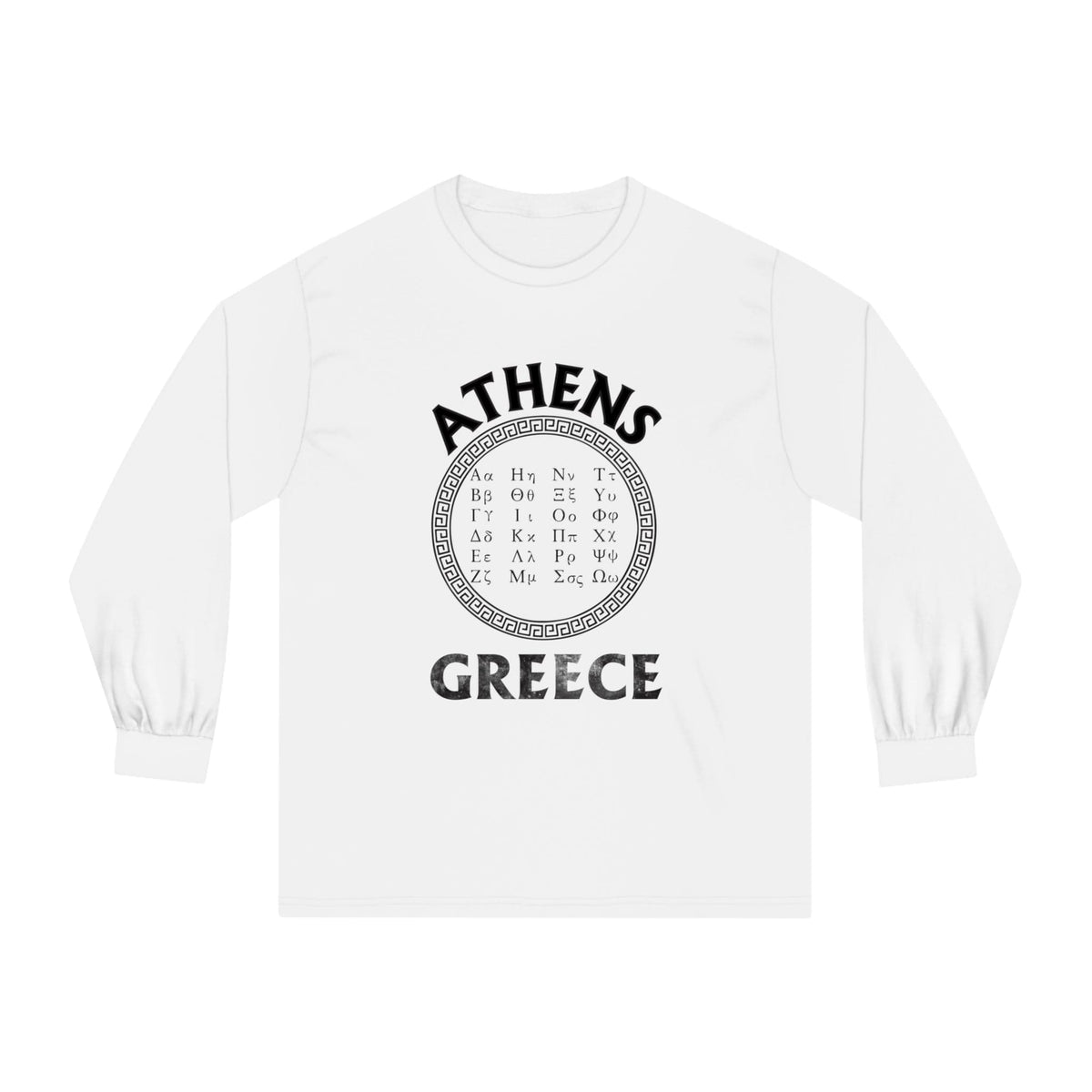 ATHENS – Trendy Design, Premium Long Sleeve Tee