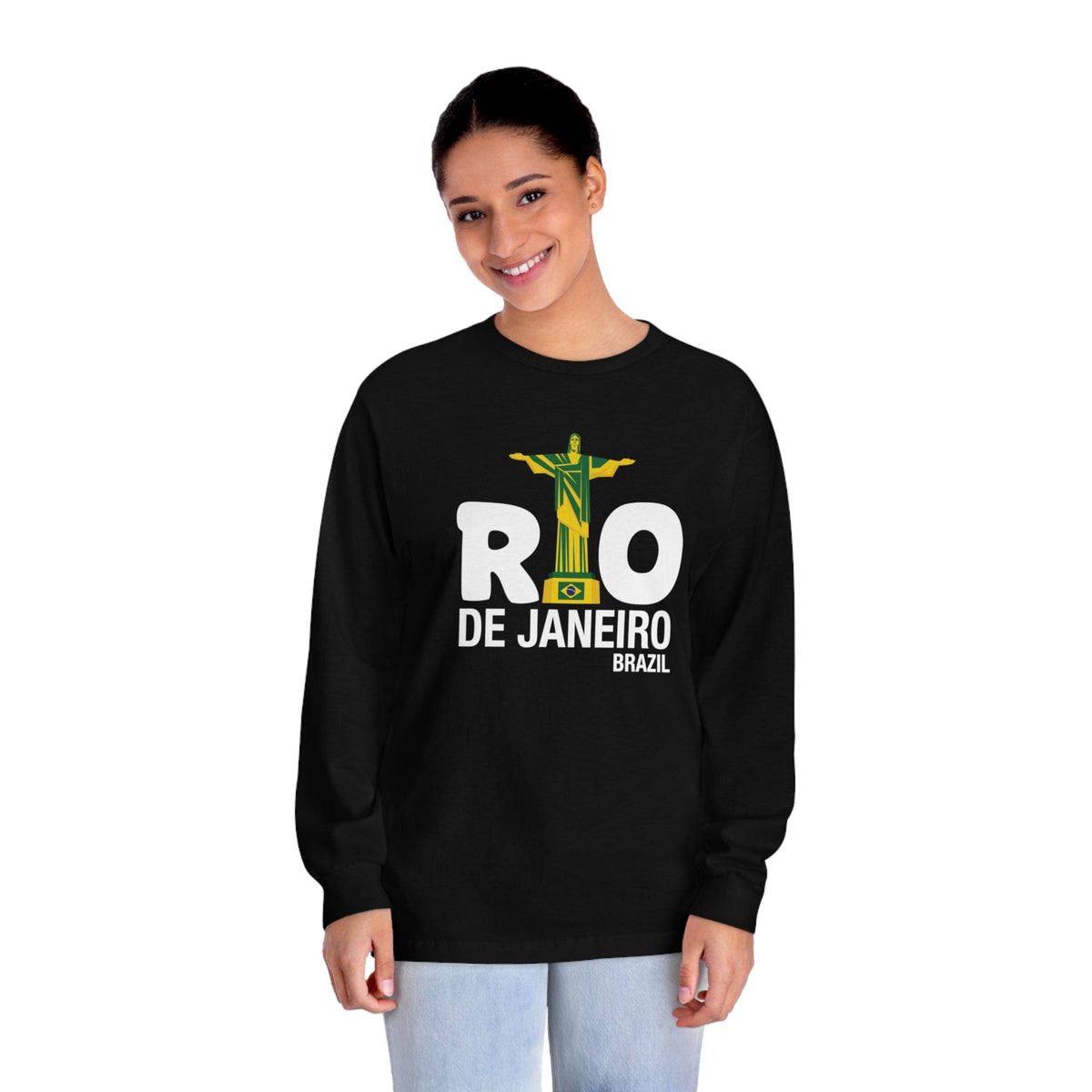 RIO de JANEIRO – Trendy Design, Premium Long Sleeve Tee