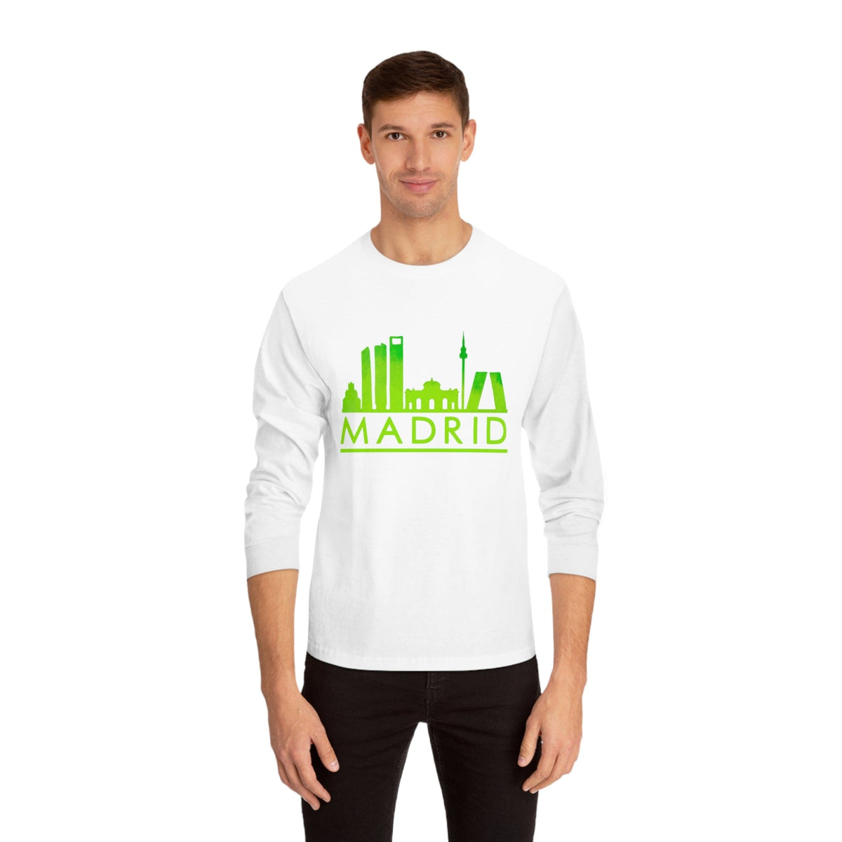 MADRID – Trendy Design, Premium Long Sleeve Tee