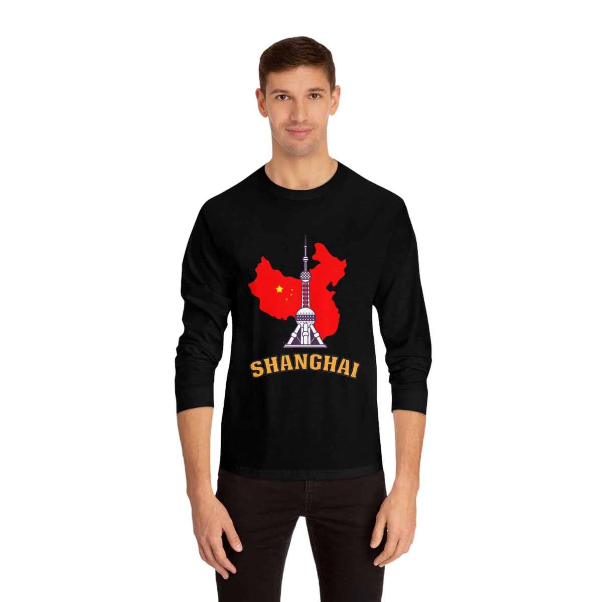 SHANGHAI – Trendy Design, Premium Long Sleeve Tee