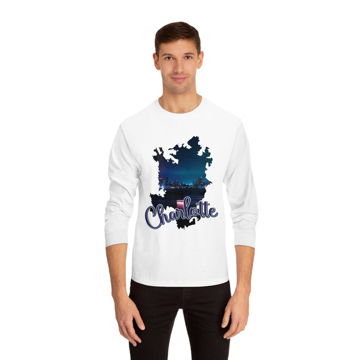 CHARLOTTE – Trendy Design, Premium Long Sleeve Tee