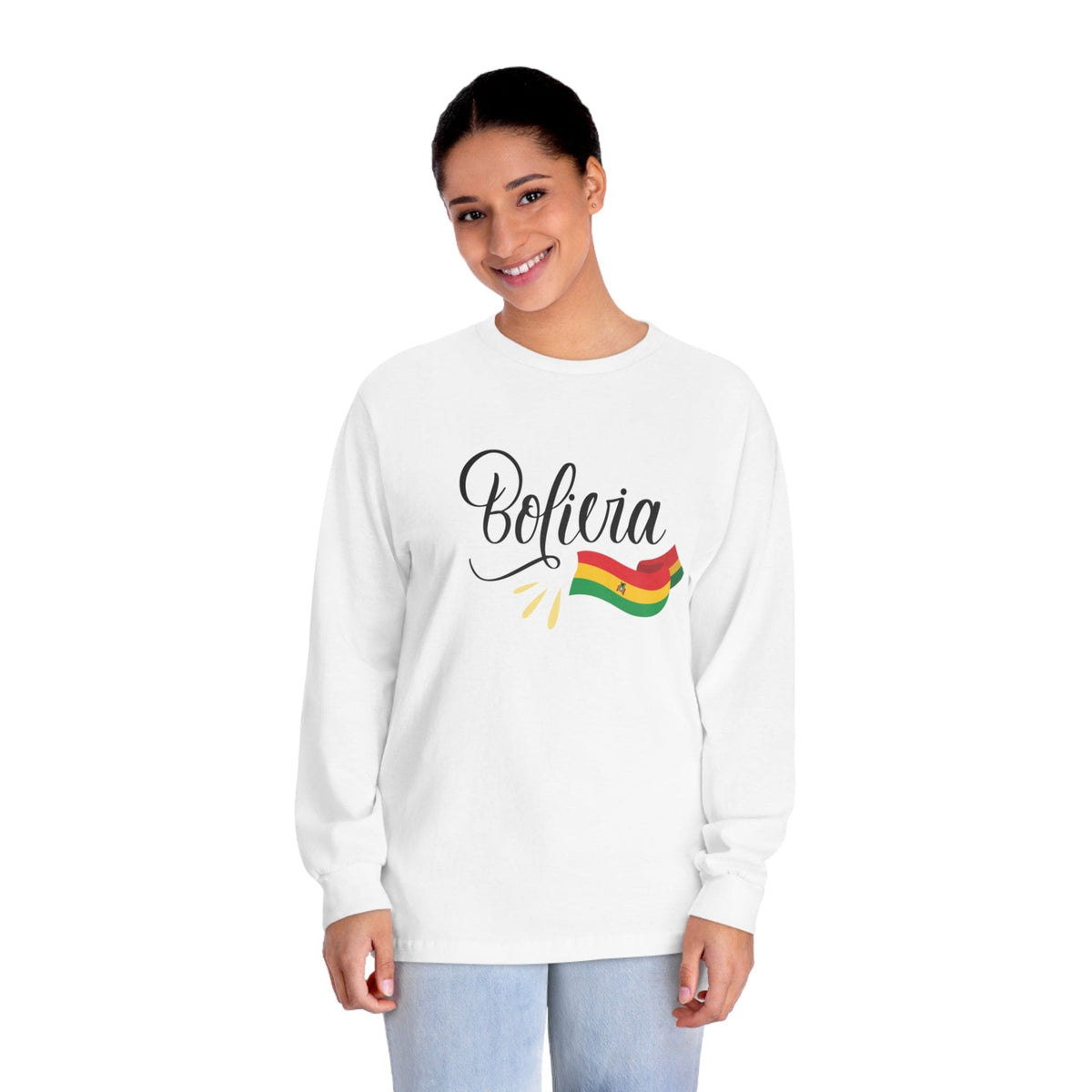 BOLIVIA – Trendy Design, Premium Long Sleeve Tee