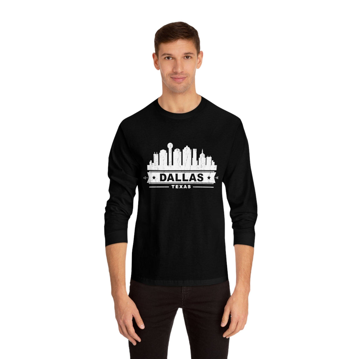 DALLAS – Trendy Design, Premium Long Sleeve Tee