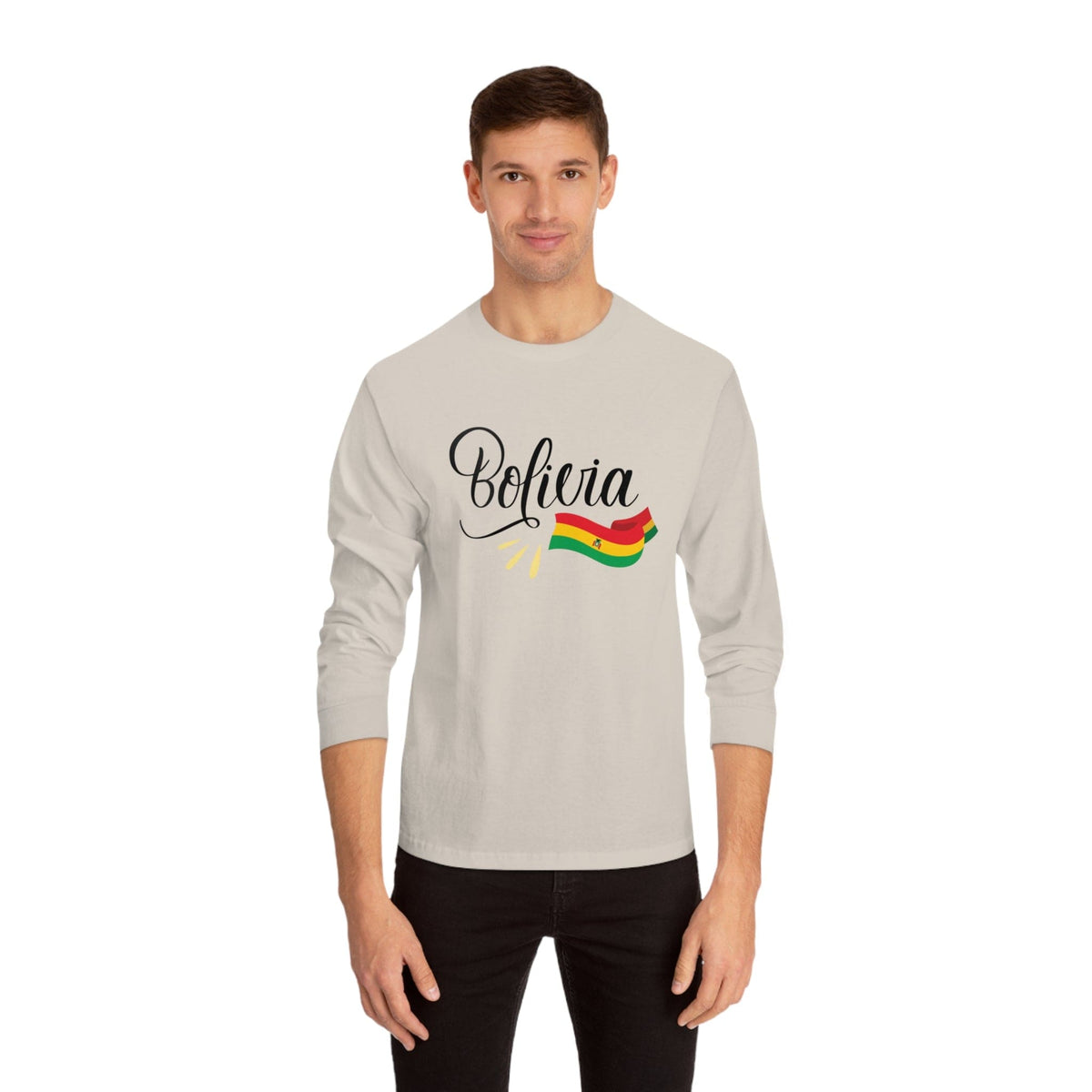 BOLIVIA – Trendy Design, Premium Long Sleeve Tee