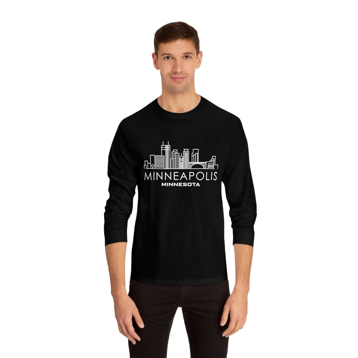 MINNEAPOLIS – Trendy Design, Premium Long Sleeve Tee