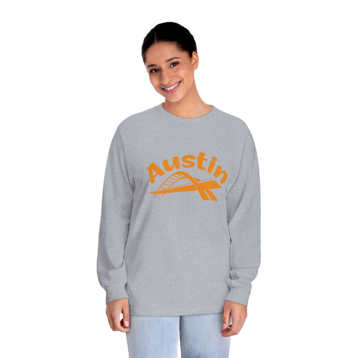 AUSTIN – Trendy Design, Premium Long Sleeve Tee