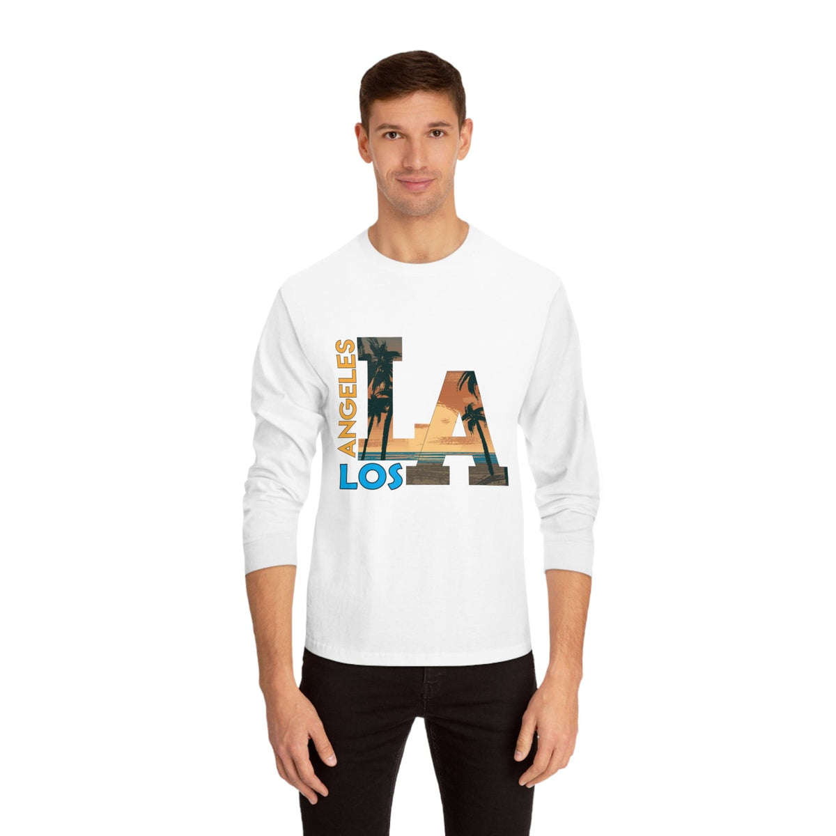 LOS ANGELES – Trendy Design, Premium Long Sleeve Tee