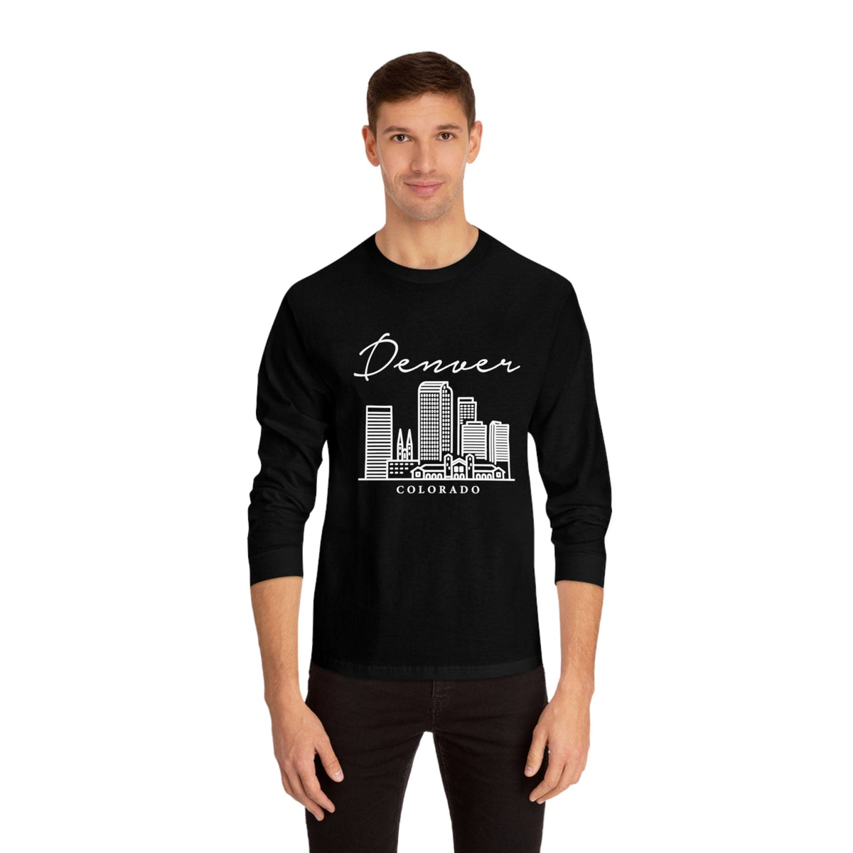 DENVER – Trendy Design, Premium Long Sleeve Tee