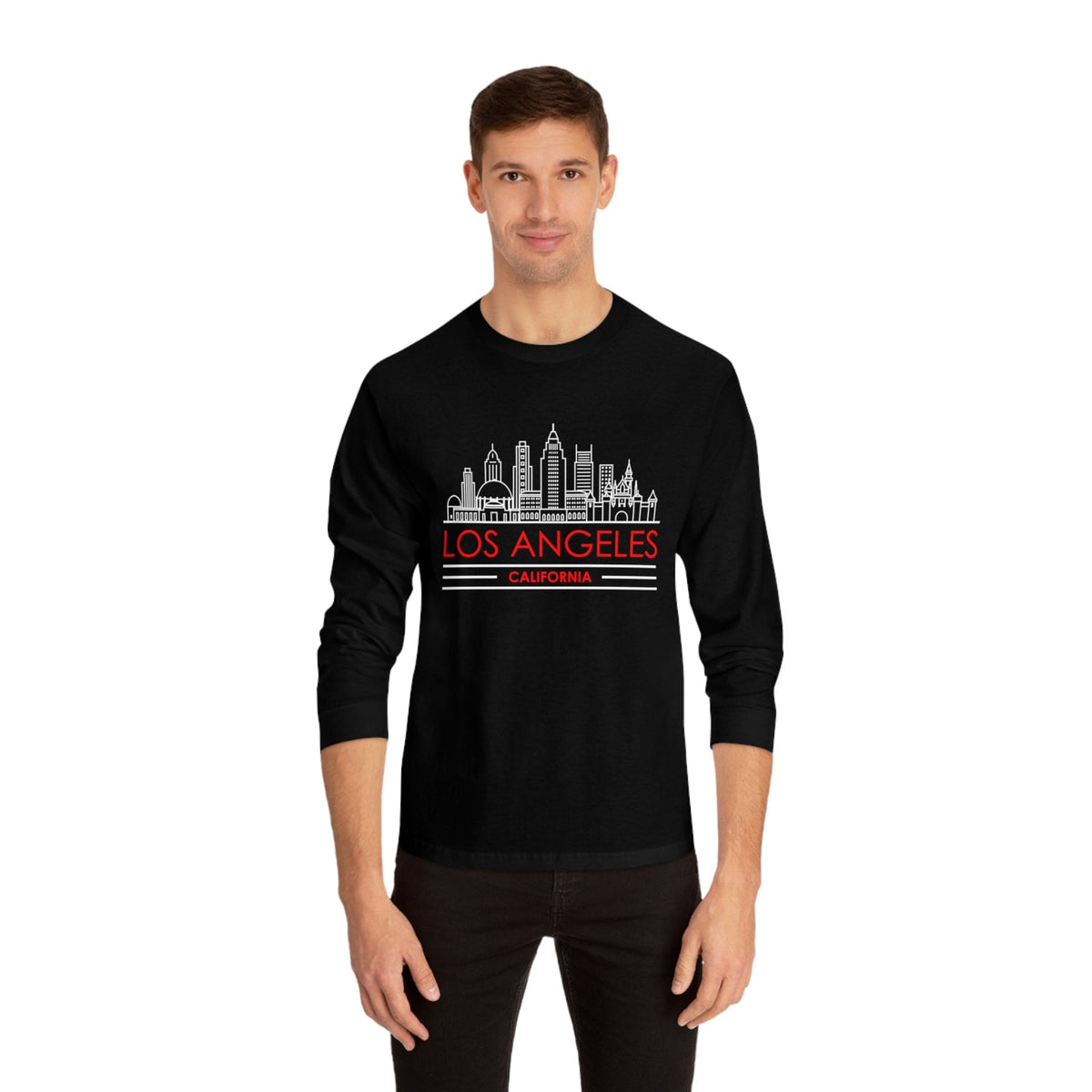 LOS ANGELES – Trendy Design, Premium Long Sleeve Tee