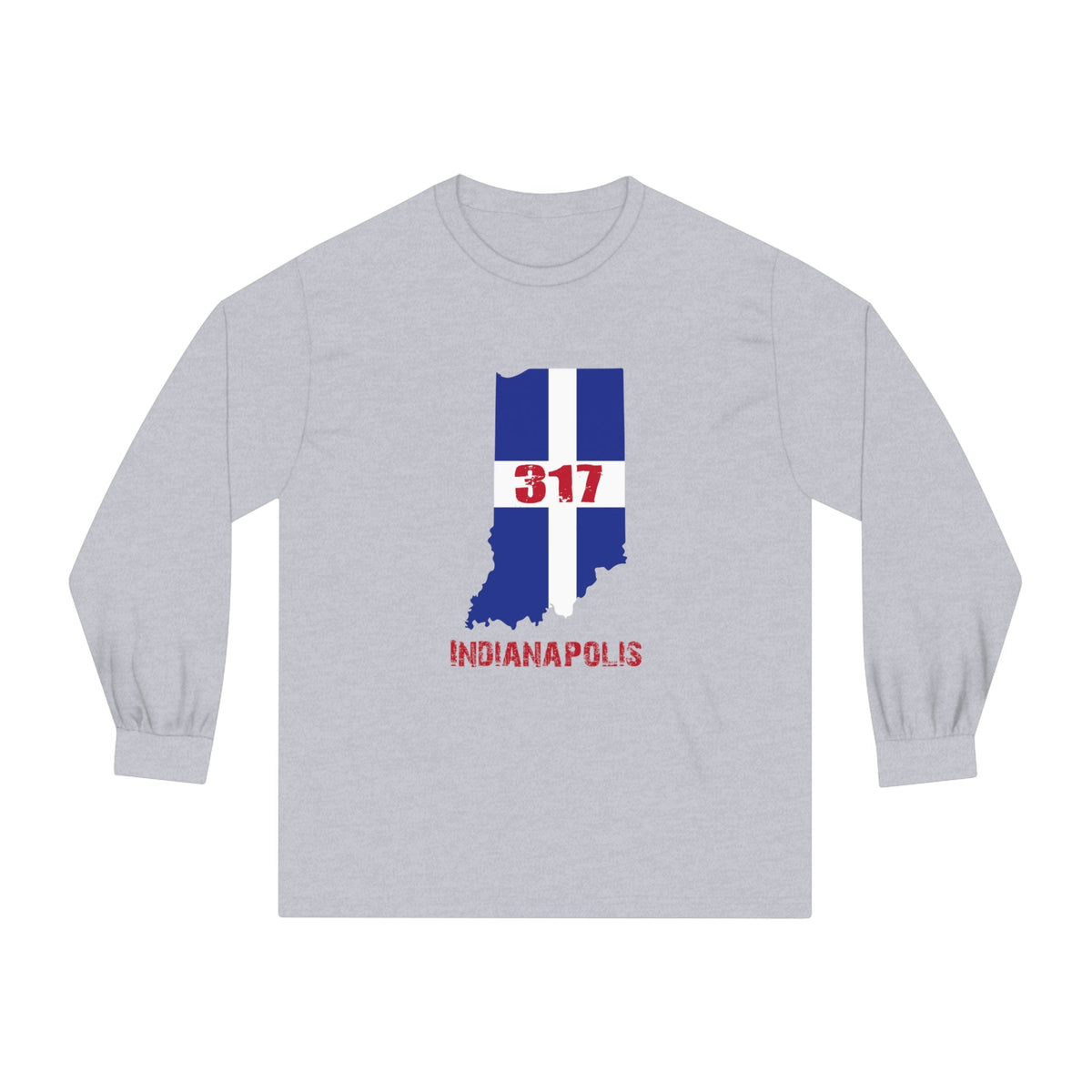 INDIANAPOLIS – Trendy Design, Premium Long Sleeve Tee