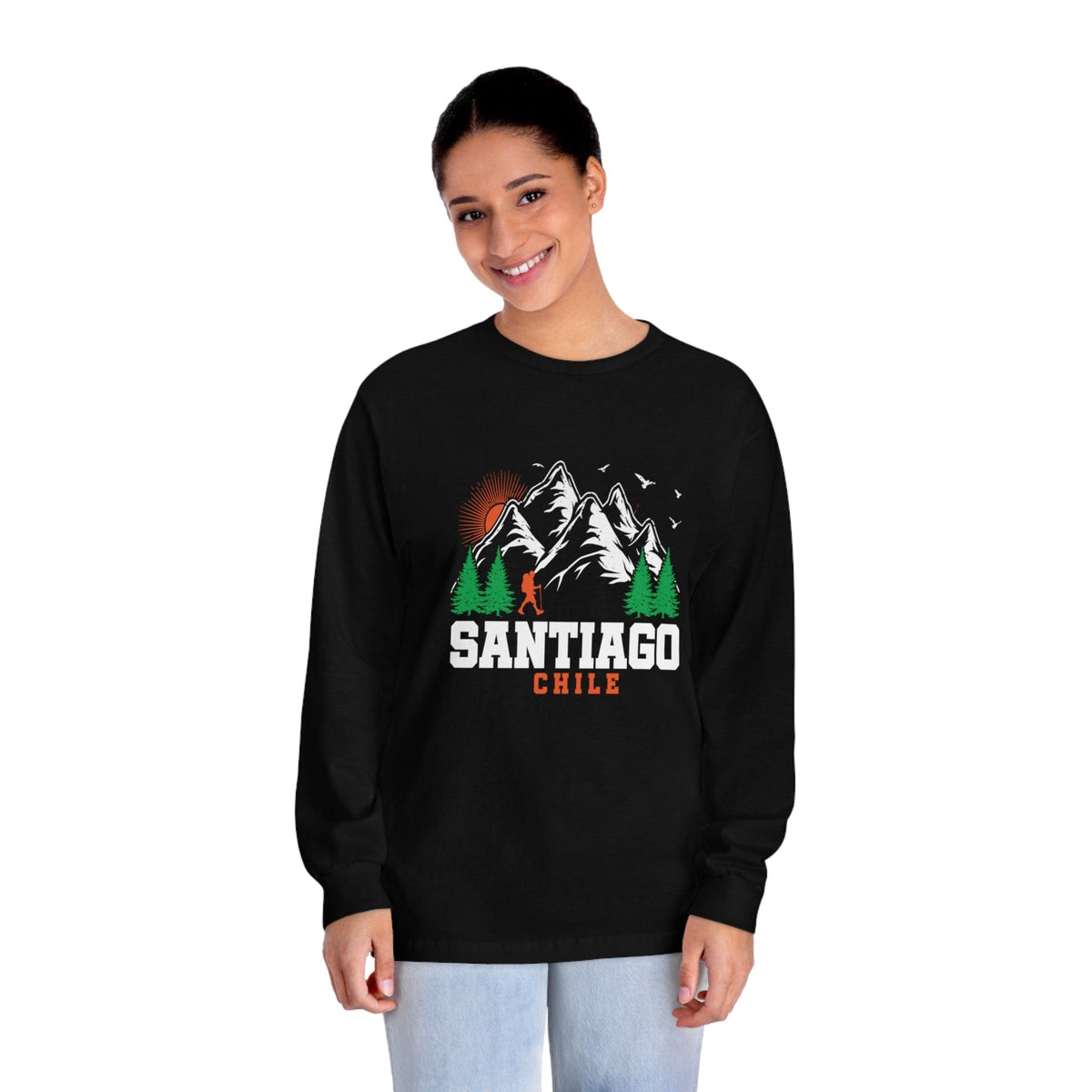 SANTIAGO – Trendy Design, Premium Long Sleeve Tee