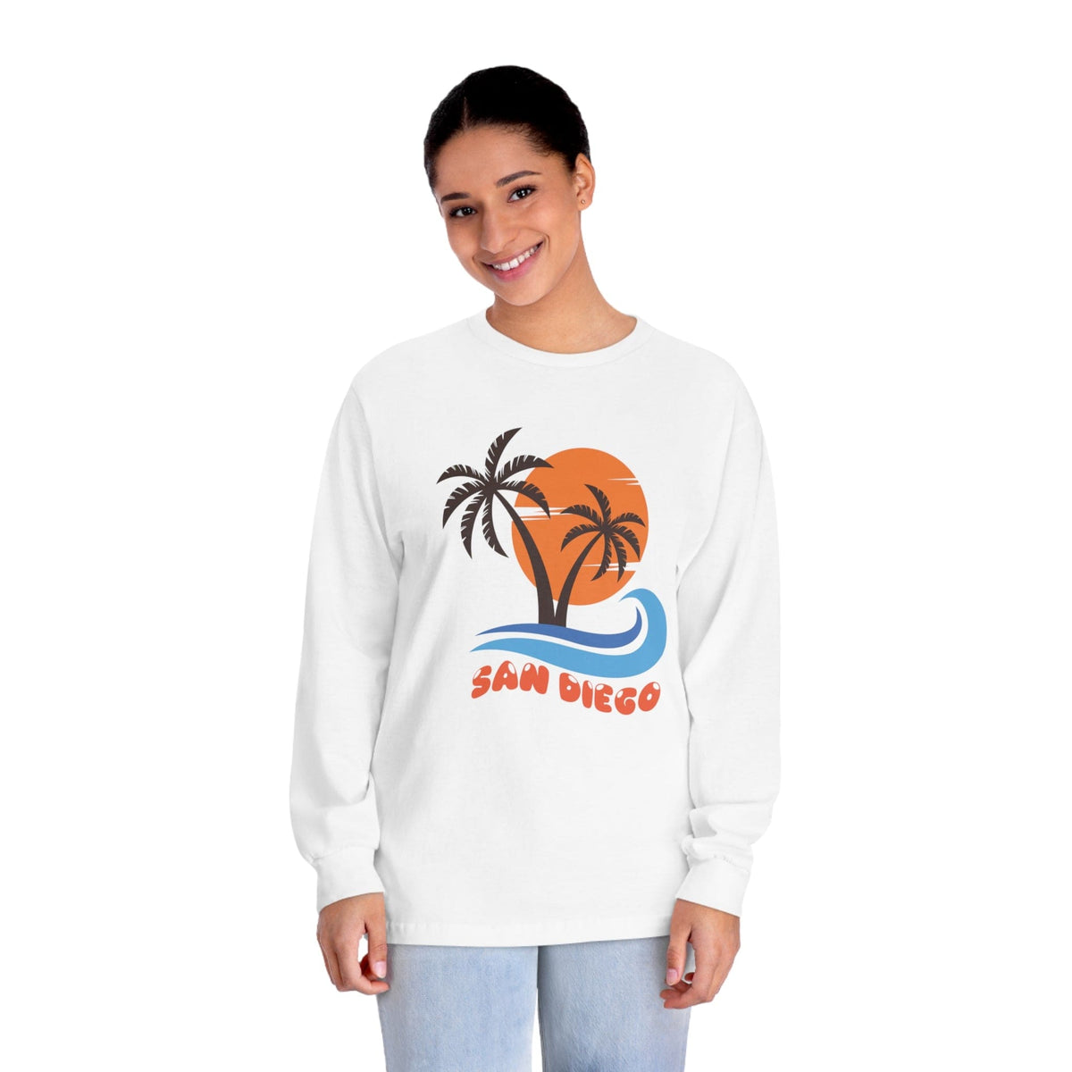 SAN DIEGO – Trendy Design, Premium Long Sleeve Tee