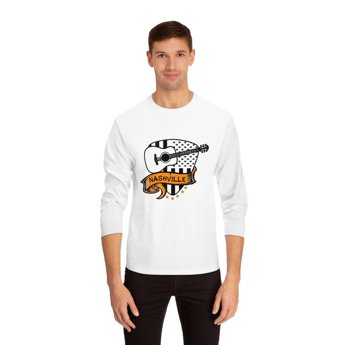 NASHVILLE – Trendy Design, Premium Long Sleeve Tee