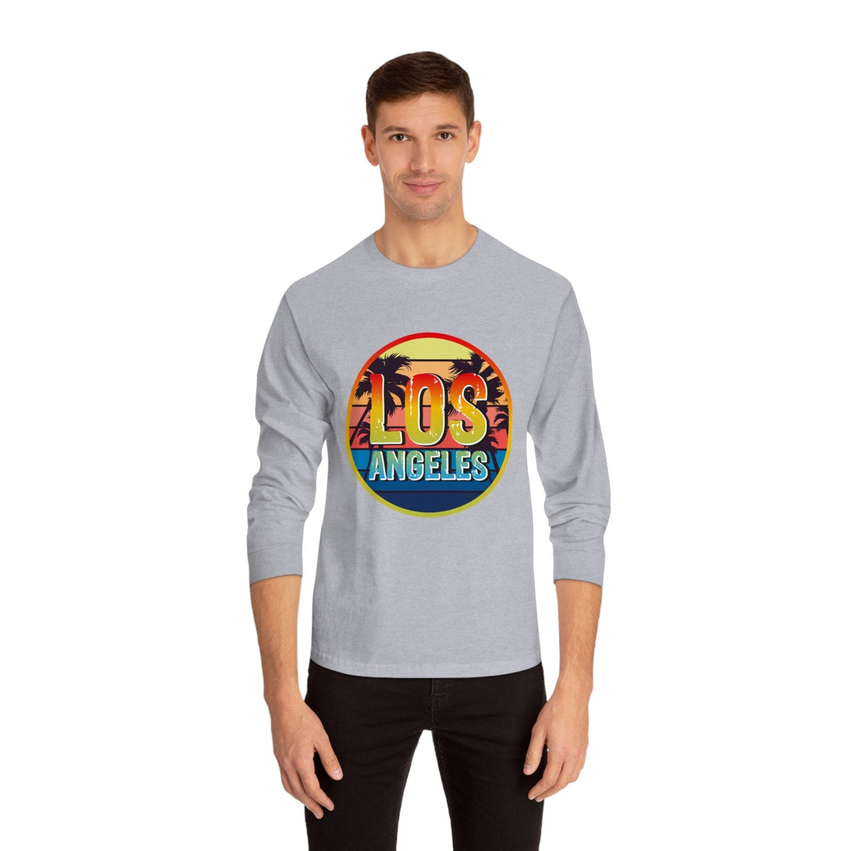LOS ANGELES – Trendy Design, Premium Long Sleeve Tee