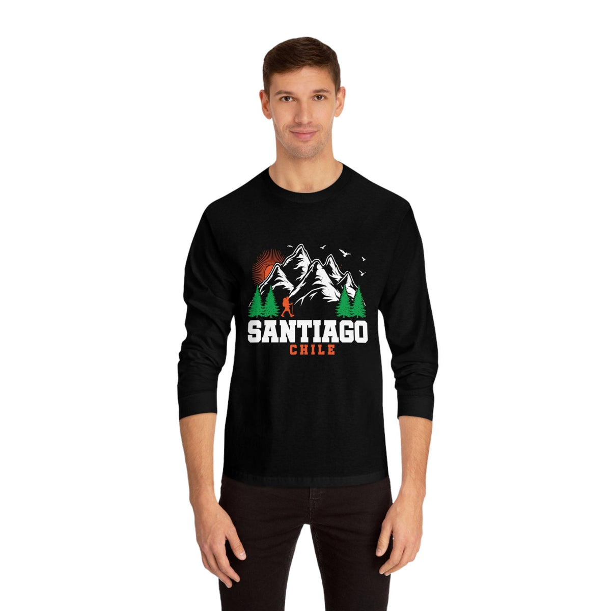 SANTIAGO – Trendy Design, Premium Long Sleeve Tee