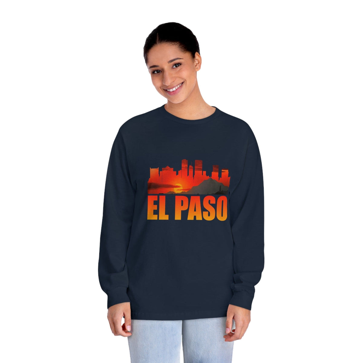 EL PASO – Trendy Design, Premium Long Sleeve Tee