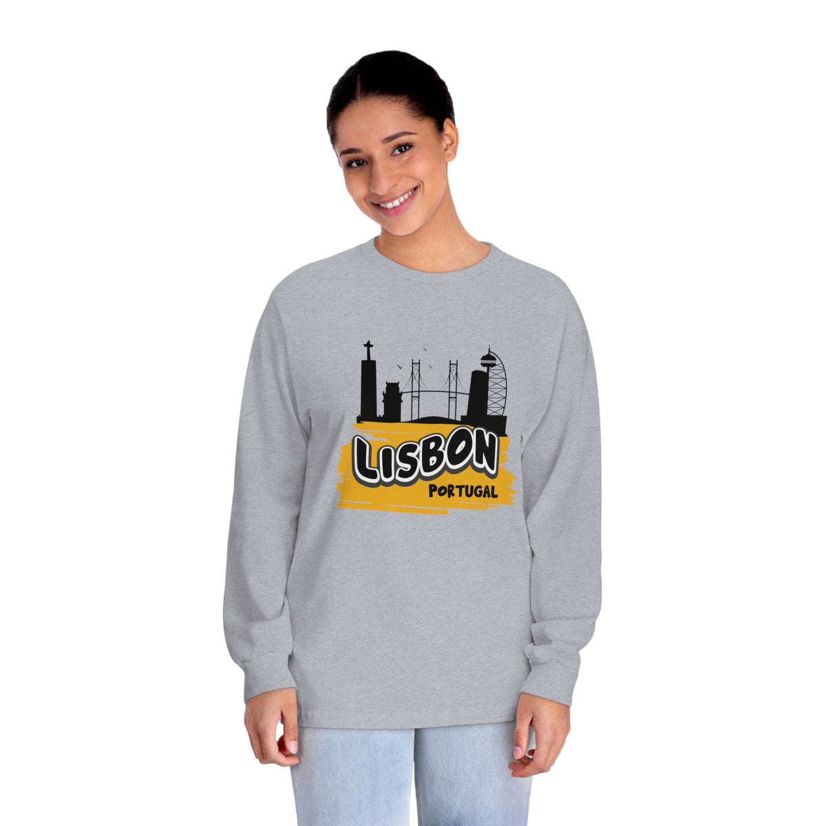 LISBON – Trendy Design, Premium Long Sleeve Tee
