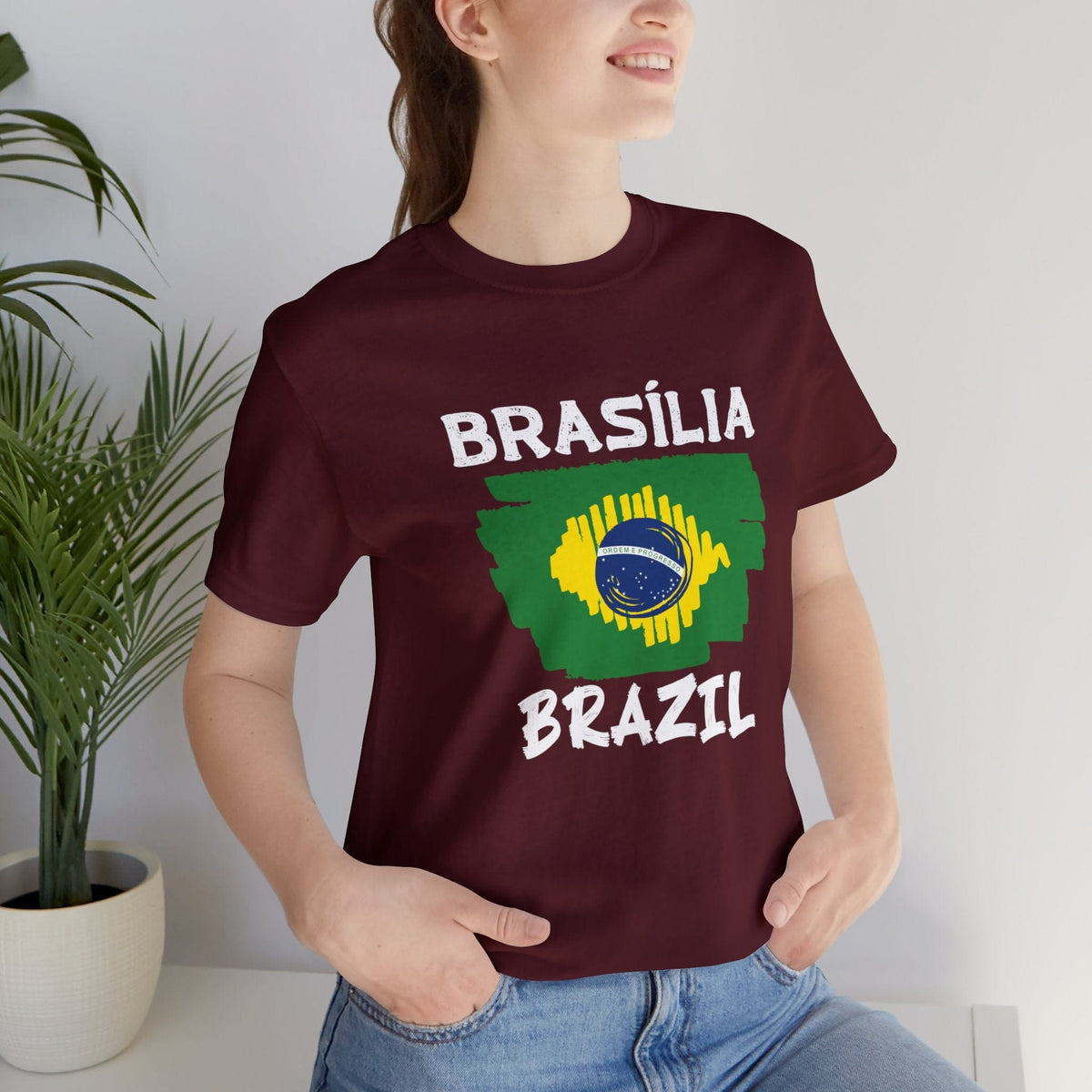 Brushstroke Brasília - Short Sleeve Tee
