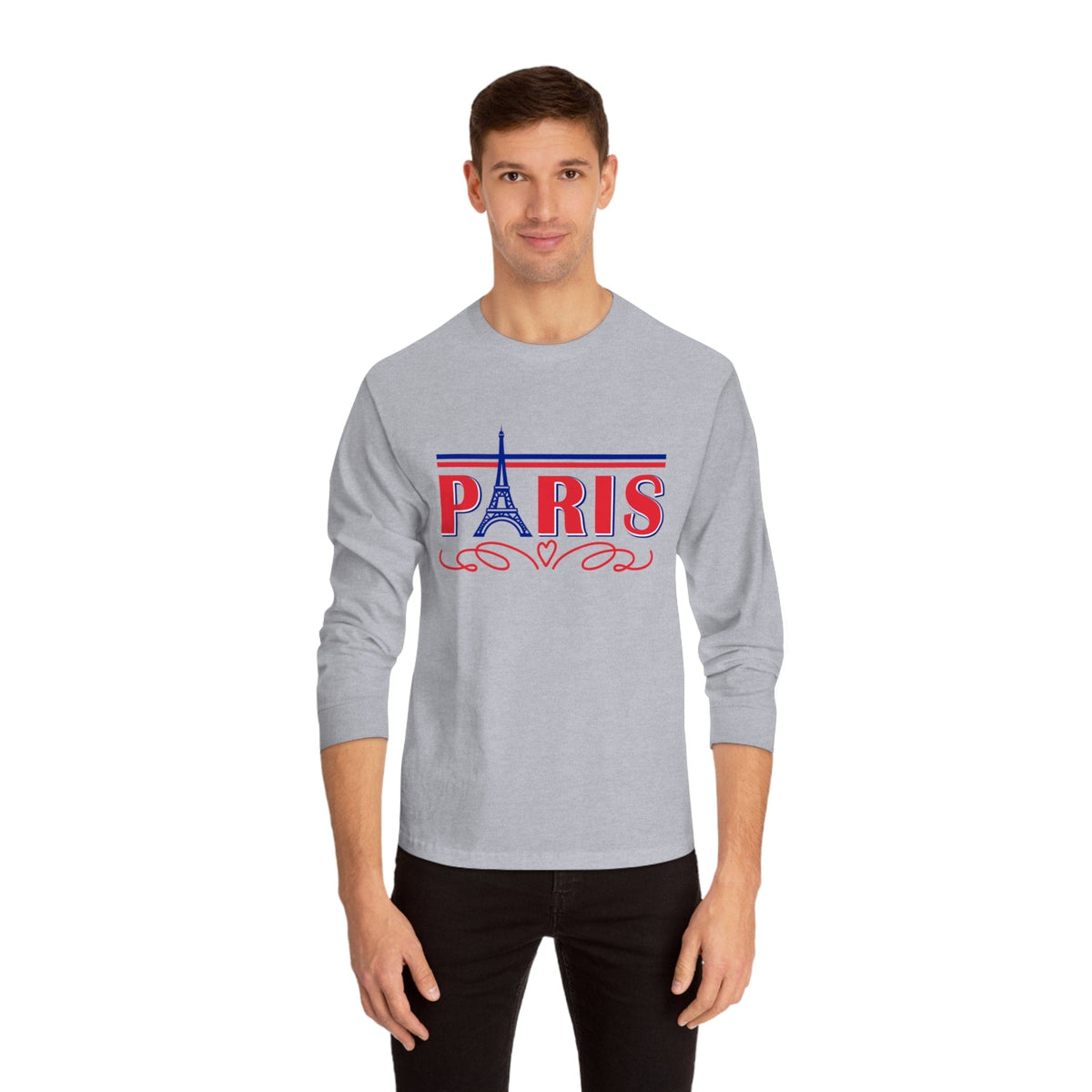 PARIS – Trendy Design, Premium Long Sleeve Tee