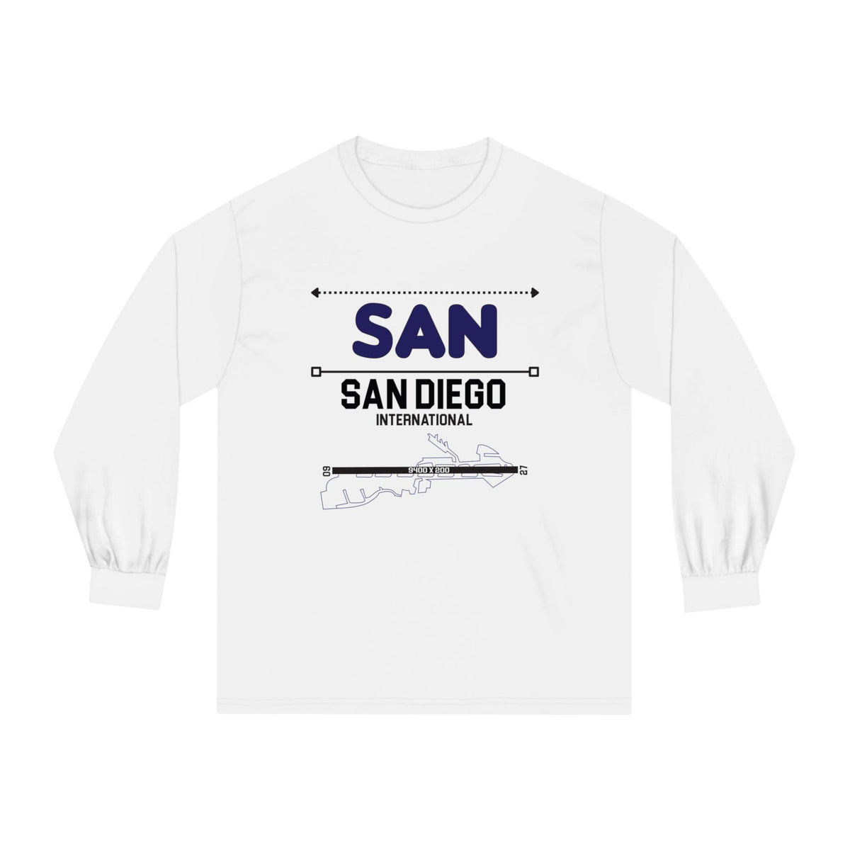 SAN DIEGO – Trendy Design, Premium Long Sleeve Tee