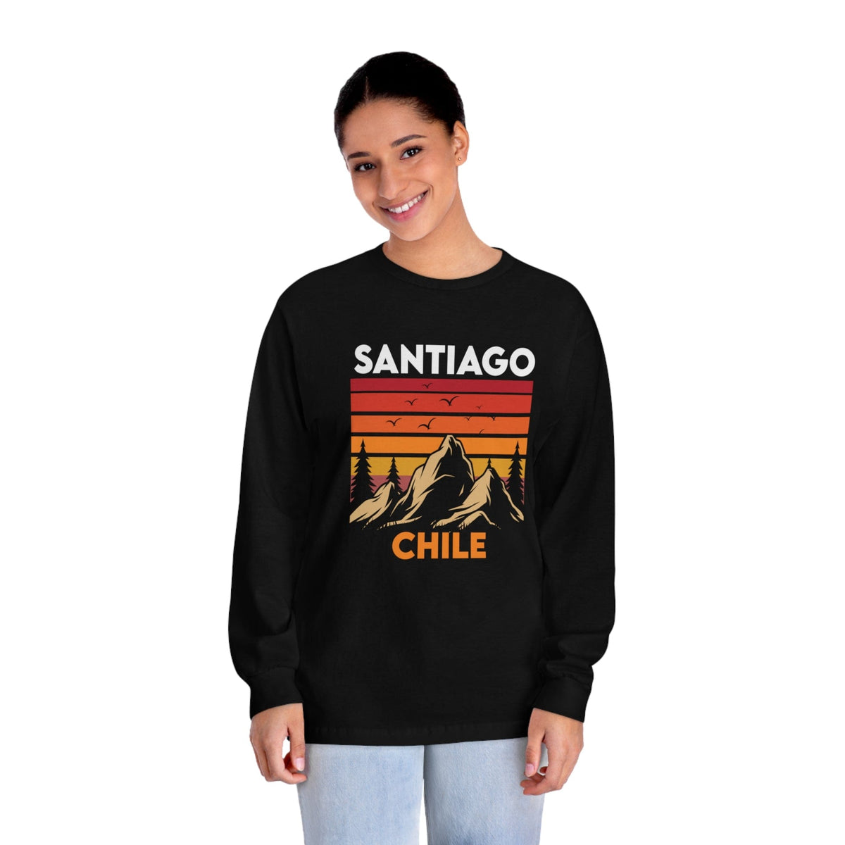 SANTIAGO – Trendy Design, Premium Long Sleeve Tee