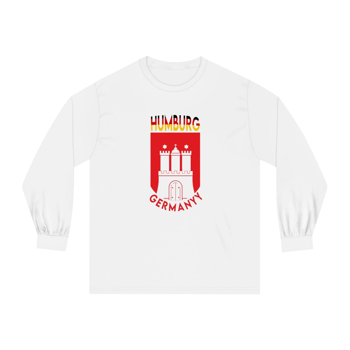 HAMBURG – Trendy Design, Premium Long Sleeve Tee