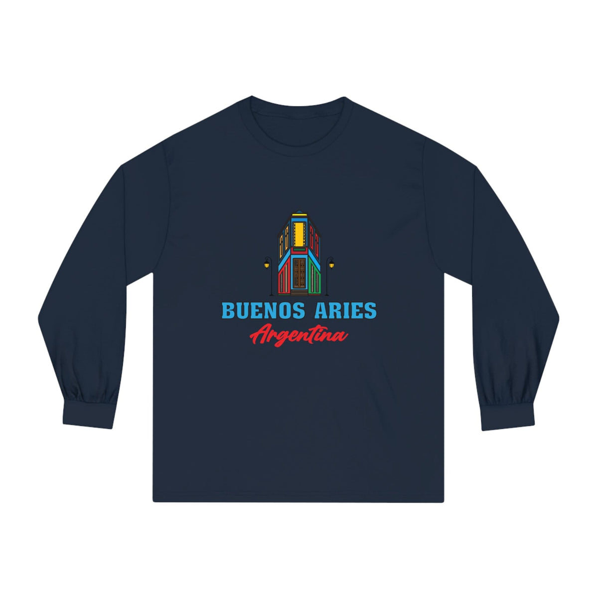 Retro Buenos Aires Landmark - Long Sleeve Tee