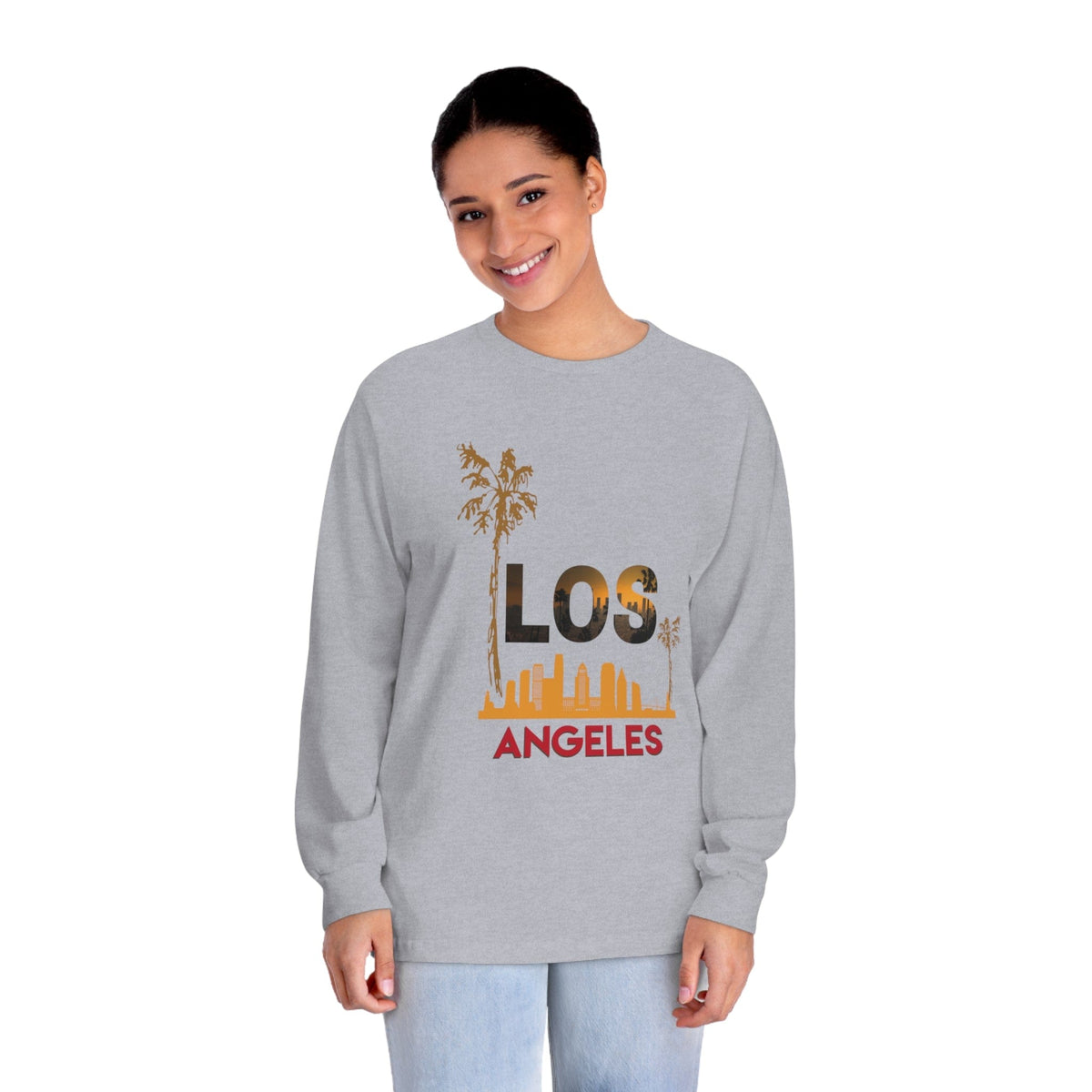 LOS ANGELES – Trendy Design, Premium Long Sleeve Tee