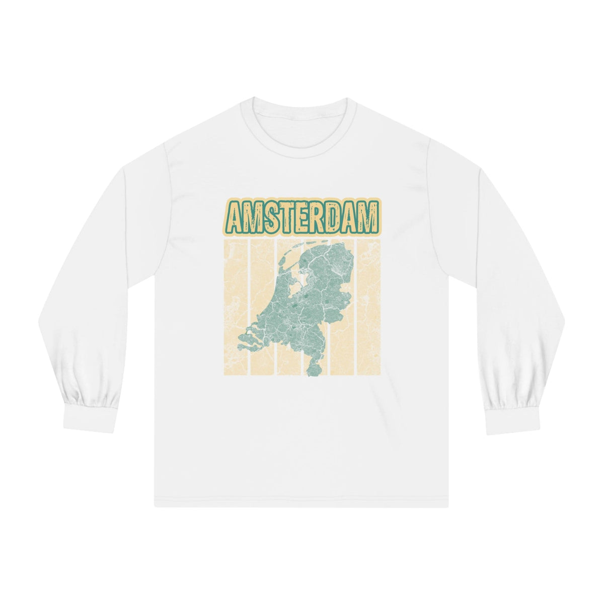 Amsterdam – Trendy Design, Premium Long Sleeve Tee