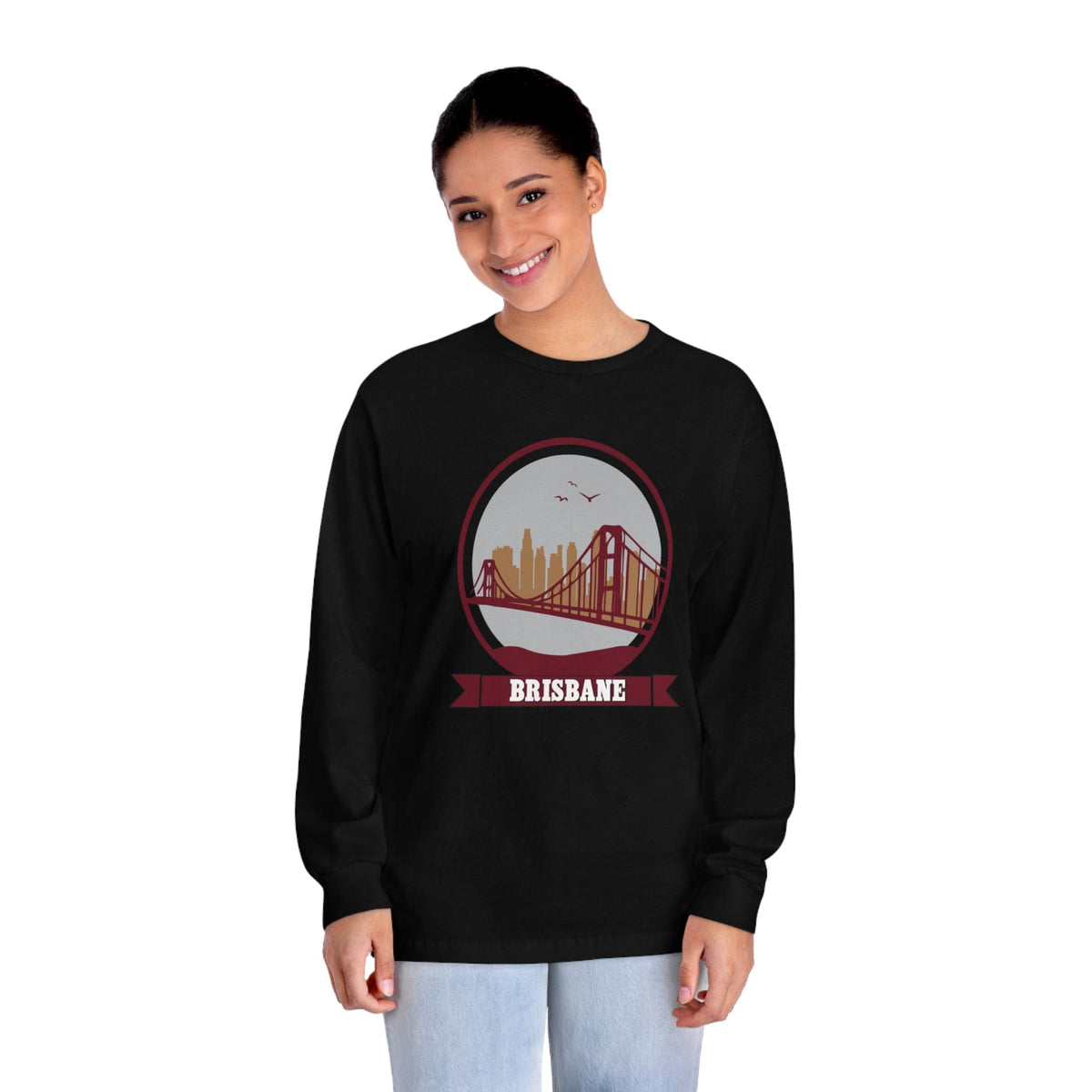 BRISBANE – Trendy Design, Premium Long Sleeve Tee