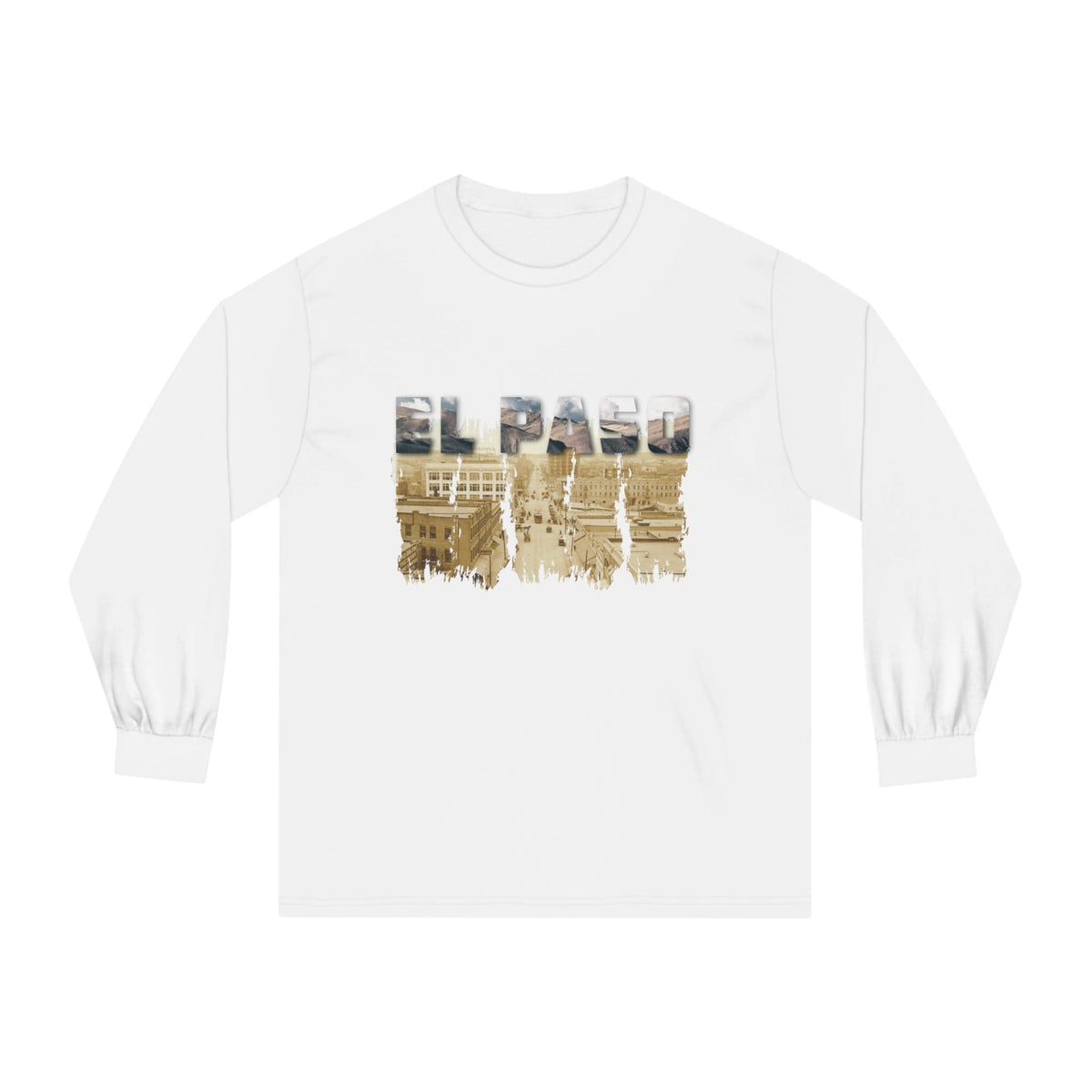 EL PASO – Trendy Design, Premium Long Sleeve Tee