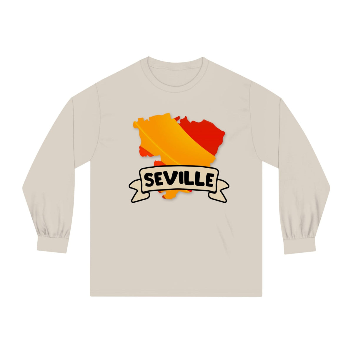 SEVILLE – Trendy Design, Premium Long Sleeve Tee