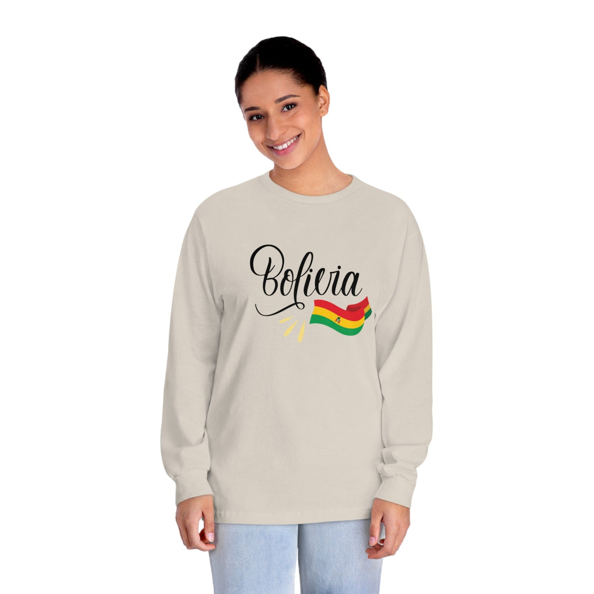 BOLIVIA – Trendy Design, Premium Long Sleeve Tee