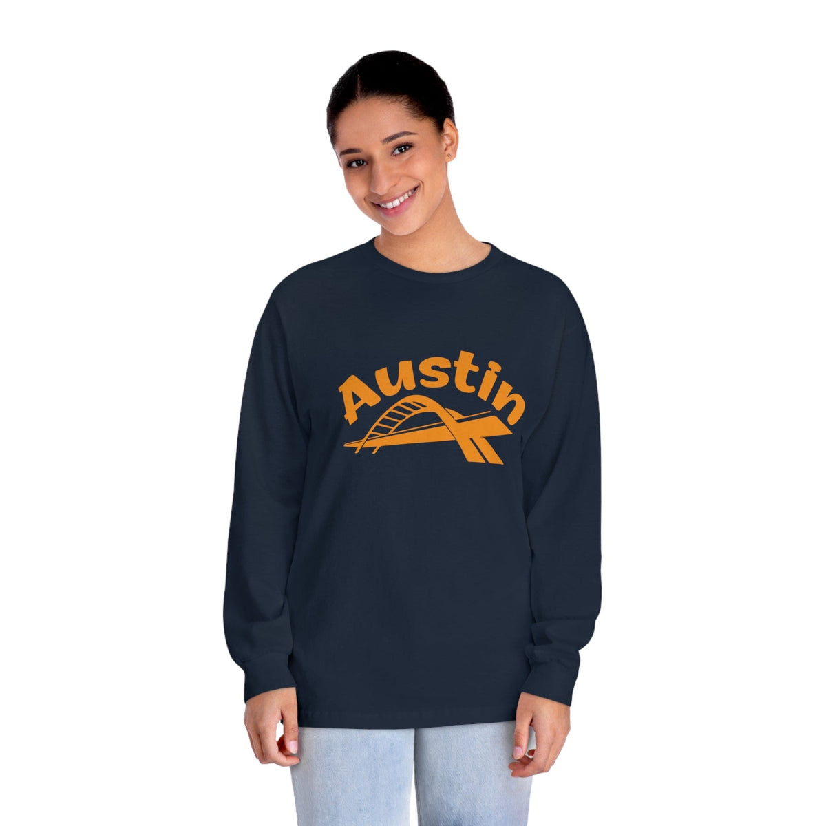 AUSTIN – Trendy Design, Premium Long Sleeve Tee