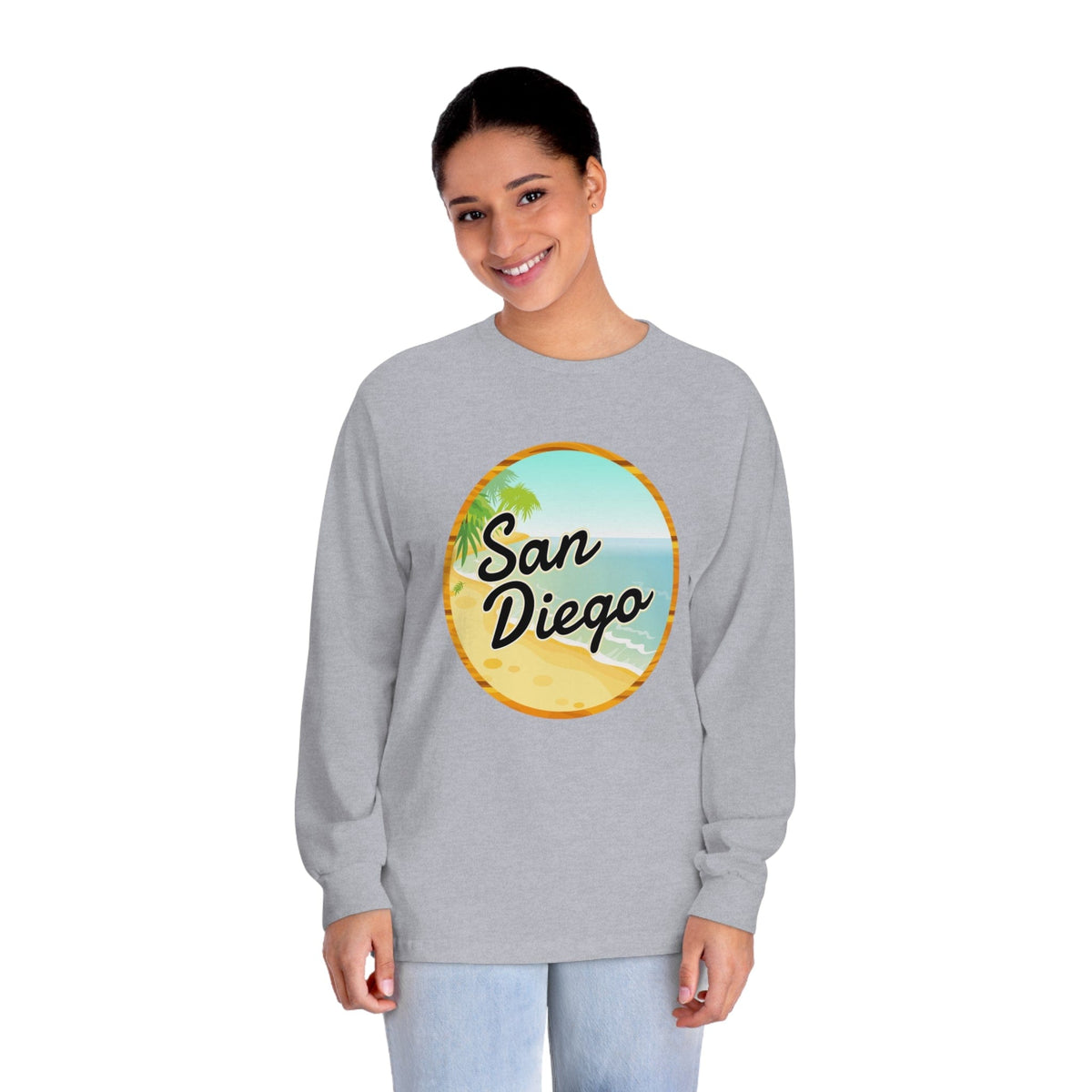 SAN DIEGO – Trendy Design, Premium Long Sleeve Tee