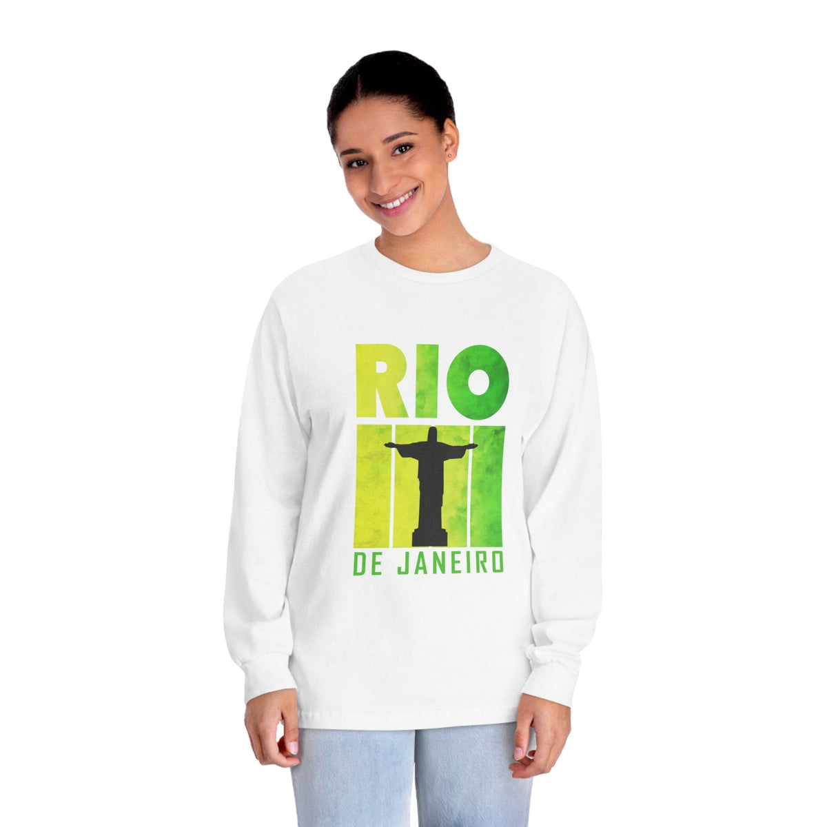 RO de JANEIRO – Trendy Design, Premium Long Sleeve Tee