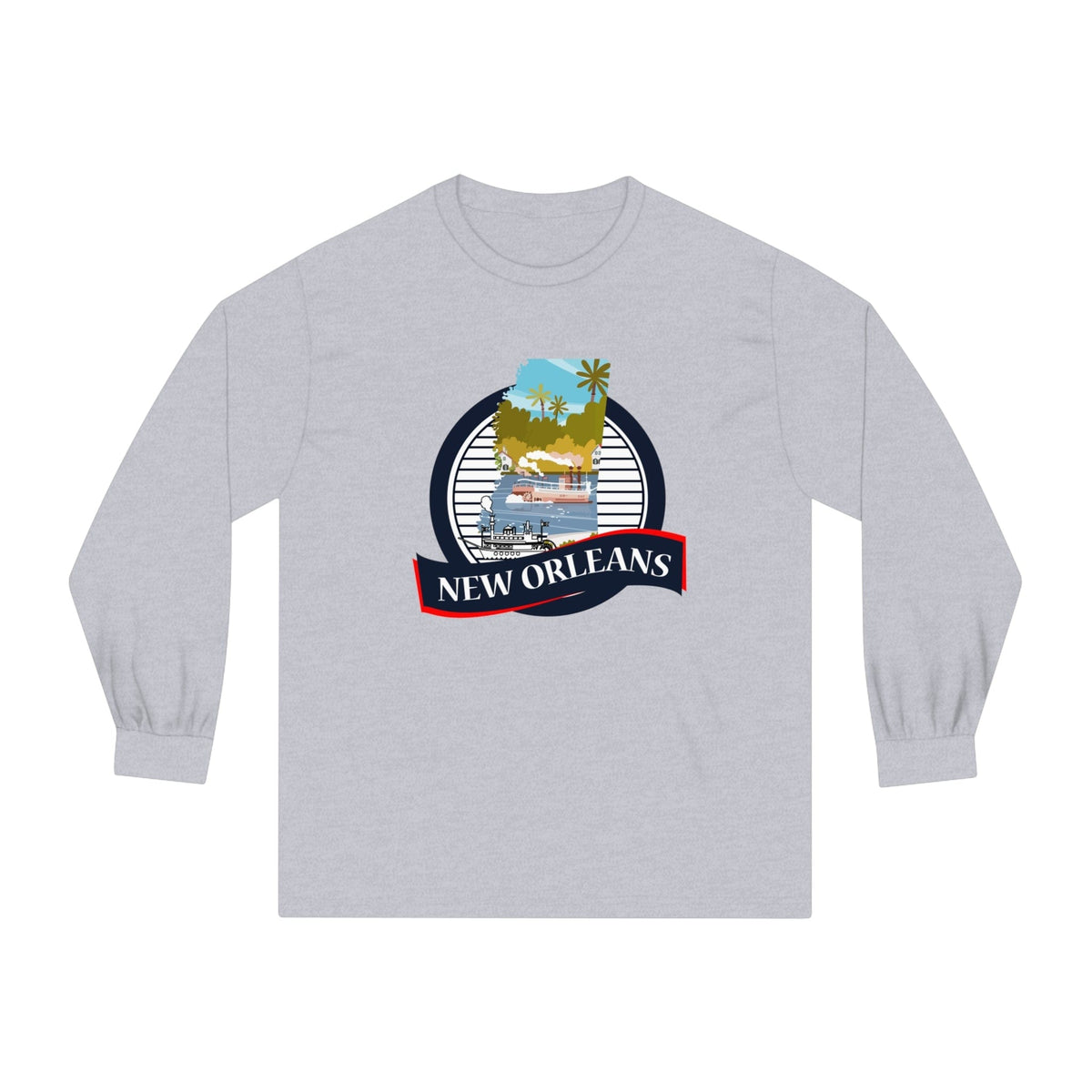 NEW ORLEANS – Trendy Design, Premium Long Sleeve Tee