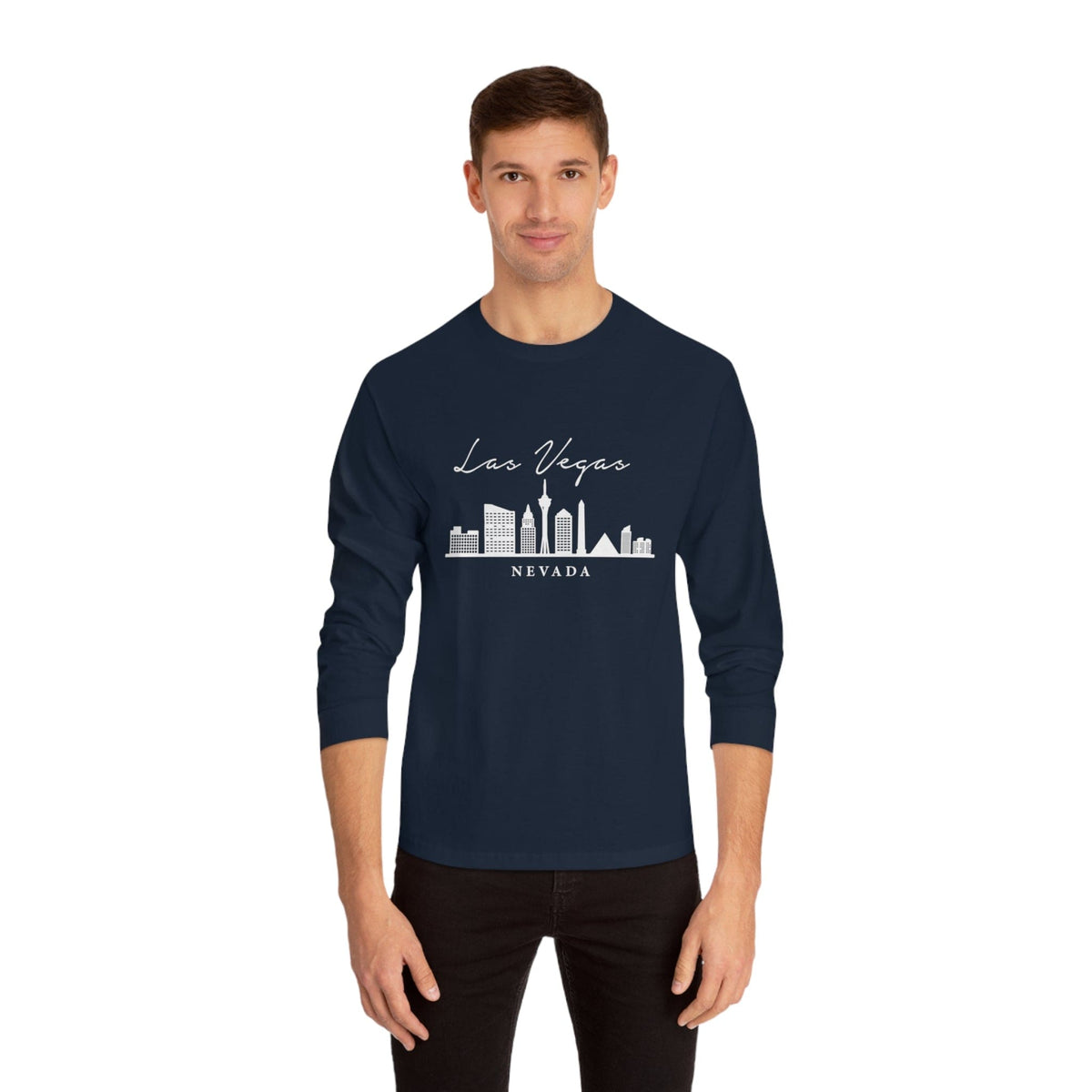 LAS VEGAS – Trendy Design, Premium Long Sleeve Tee