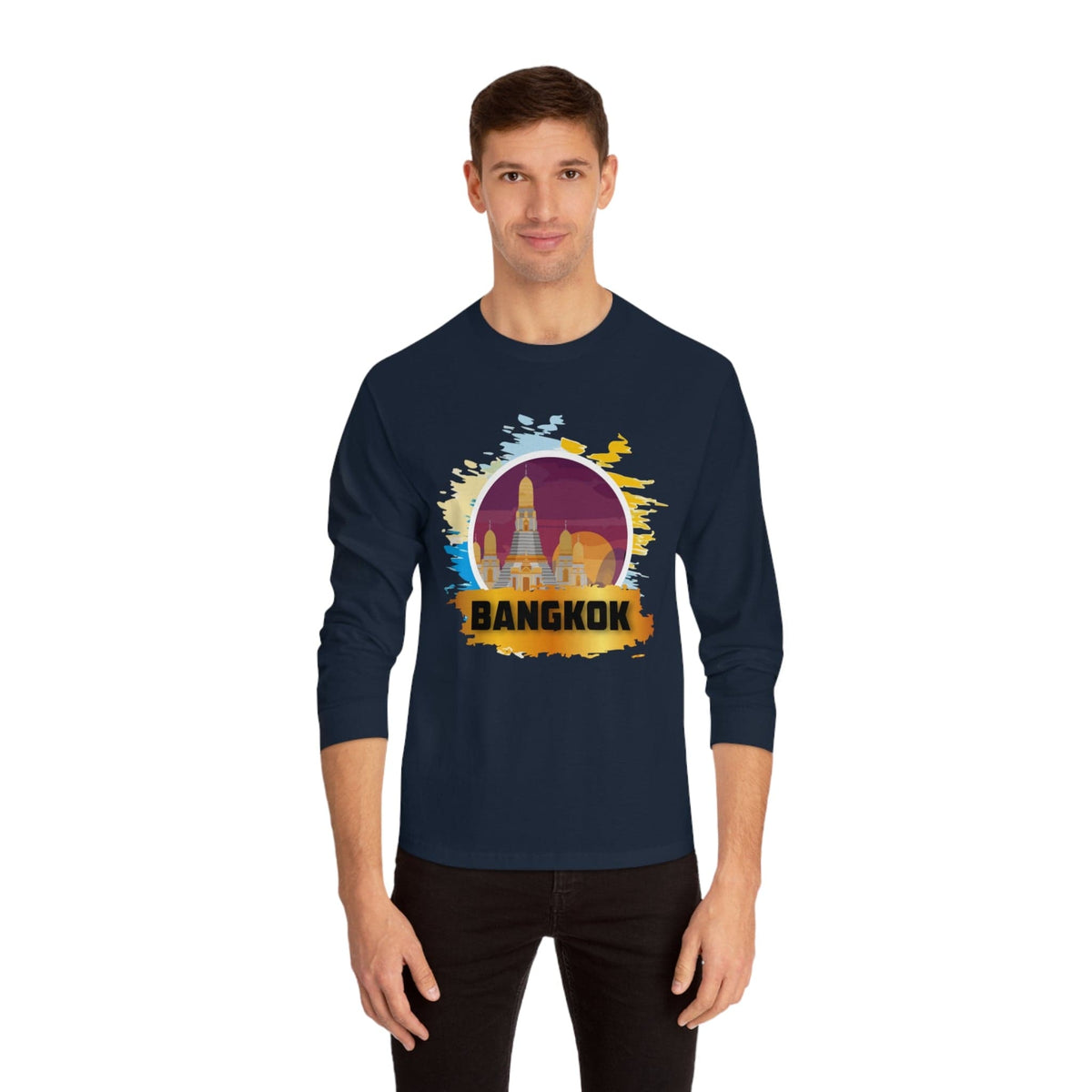 BANGKOK – Trendy Design, Premium Long Sleeve Tee