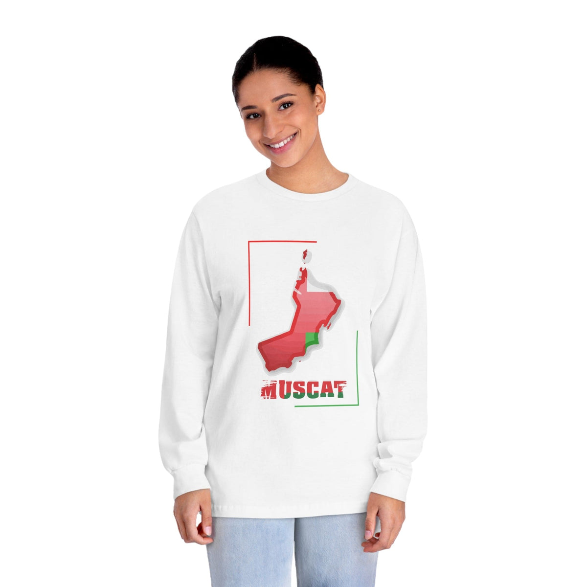 MUSCAT – Trendy Design, Premium Long Sleeve Tee