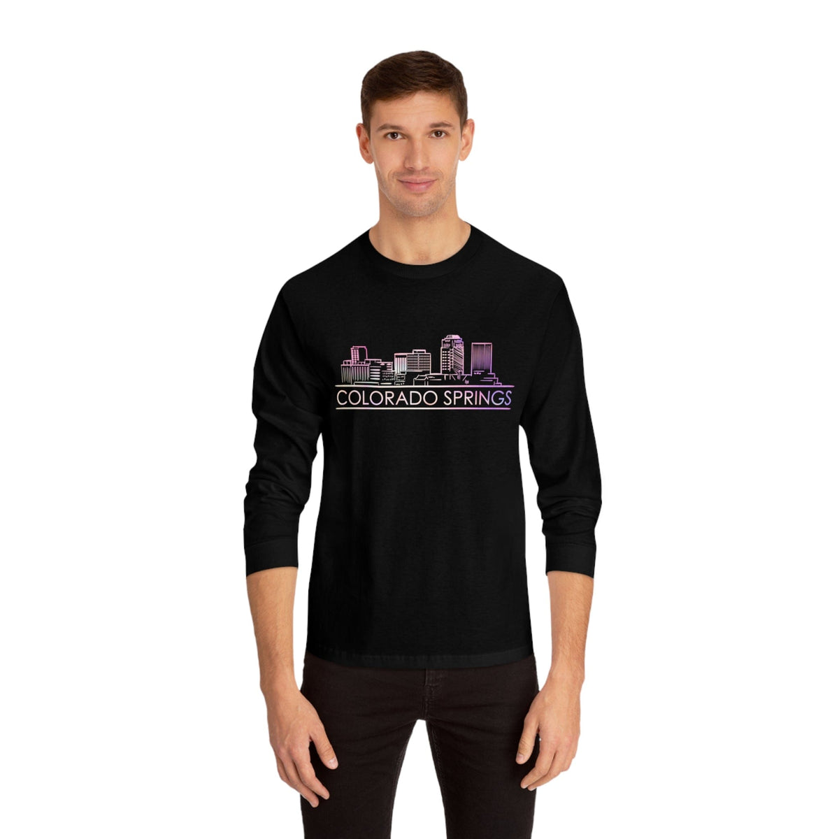 COLORADO SPRINGS – Trendy Design, Premium Long Sleeve Tee