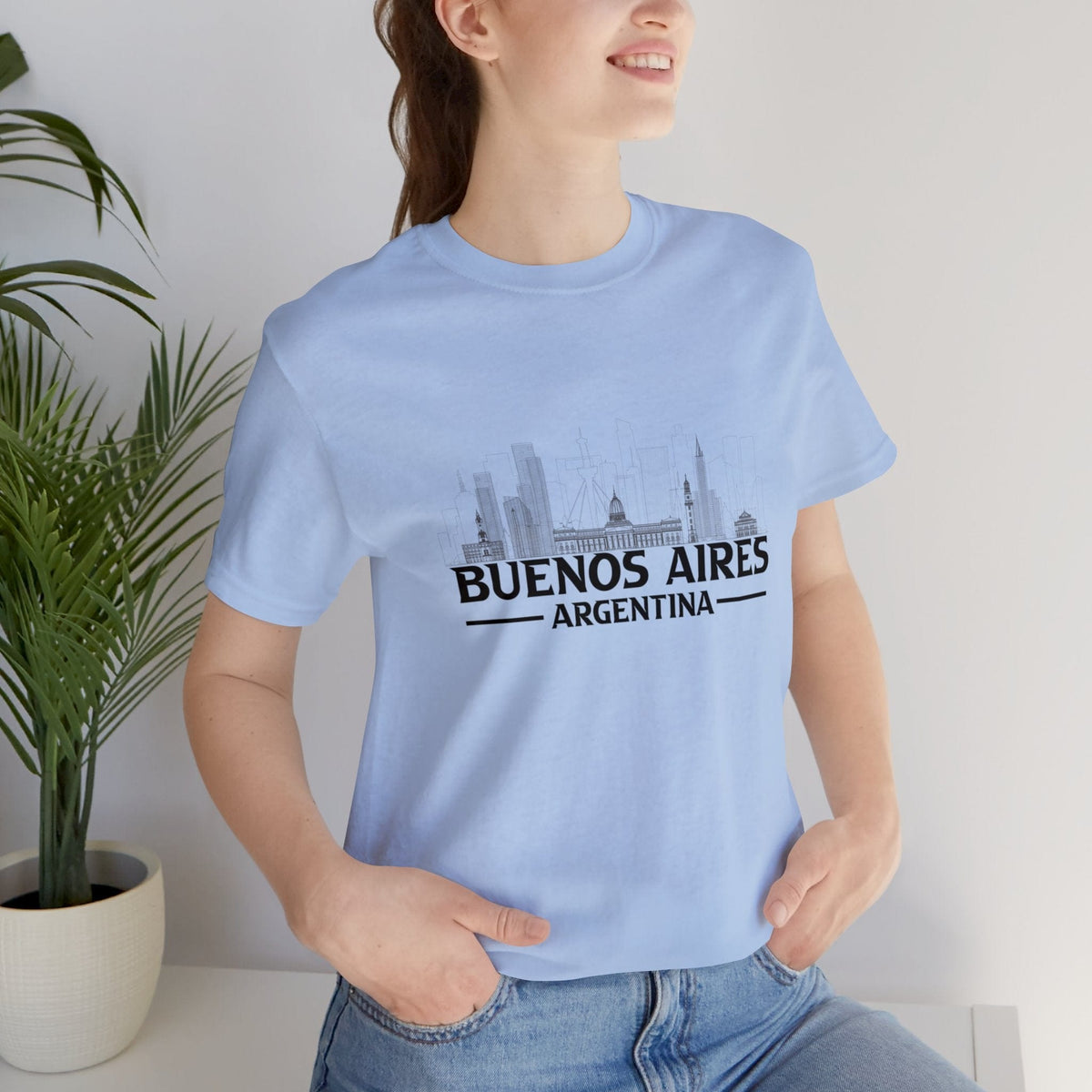 Buenos Aires Skyline - Short Sleeve Tee